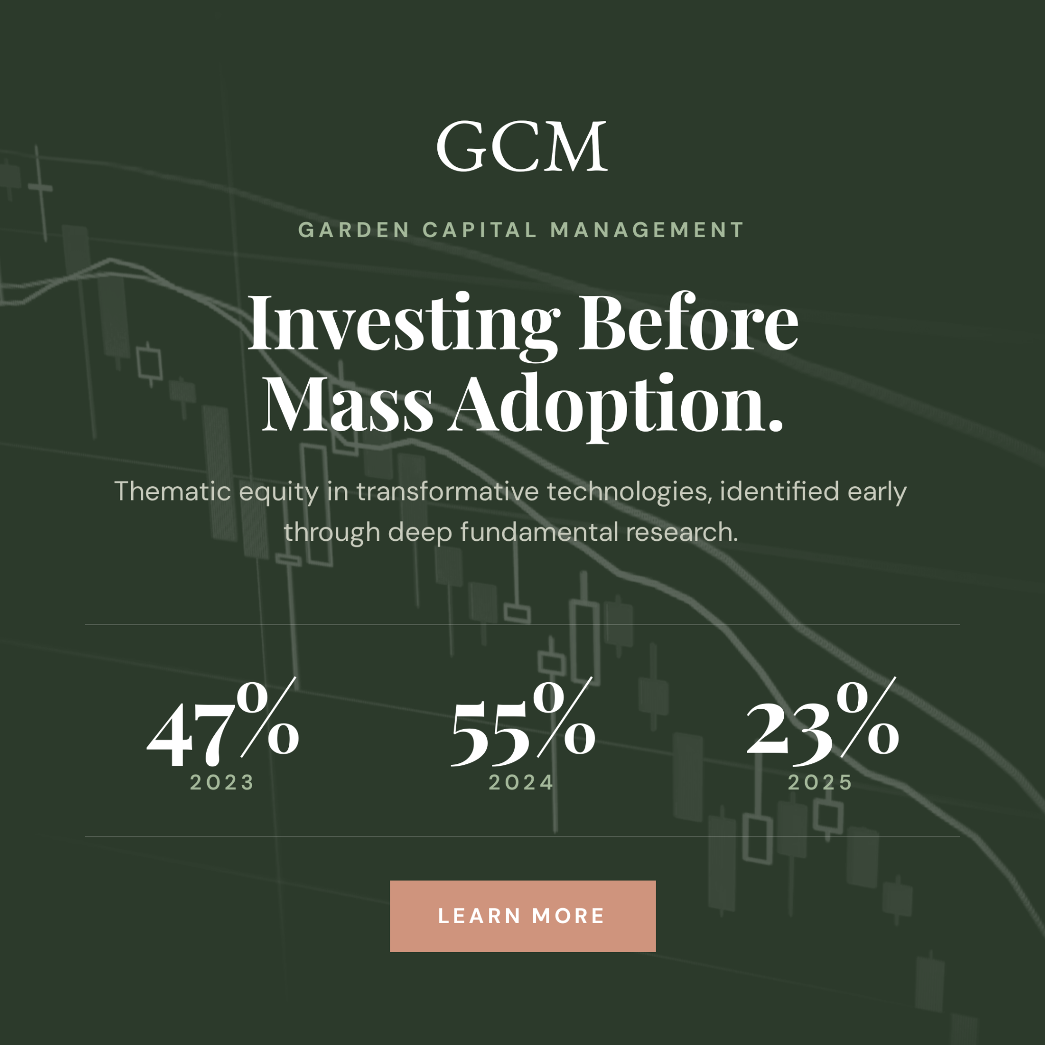 Garden Capital Management Facebook ad: Invest in the Next S Curve