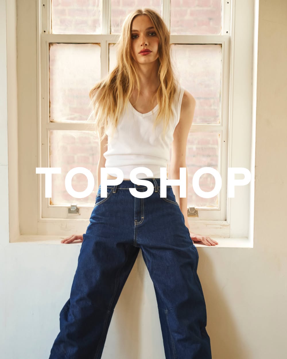 British Vogue Facebook ad: Women's Denim