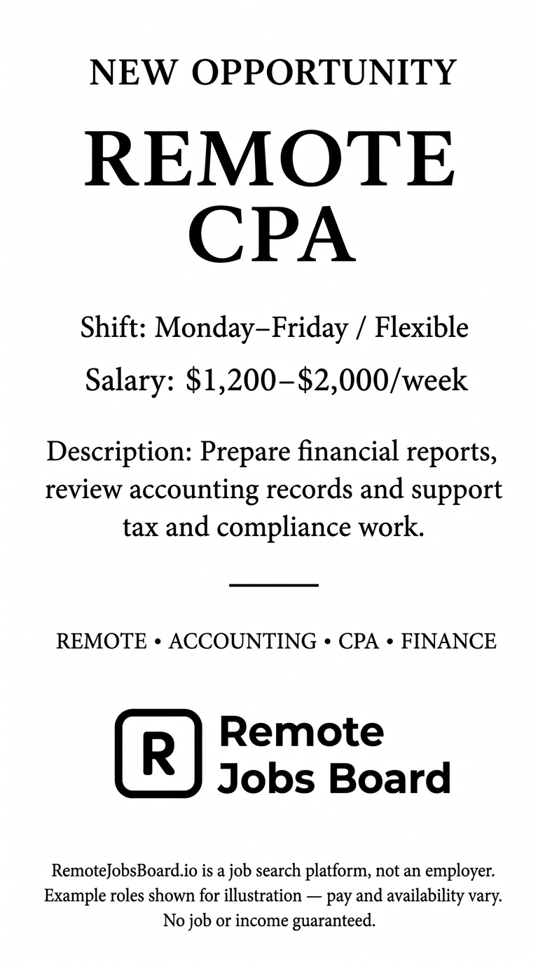Remote Jobs Board - Work From Anywhere Facebook ad