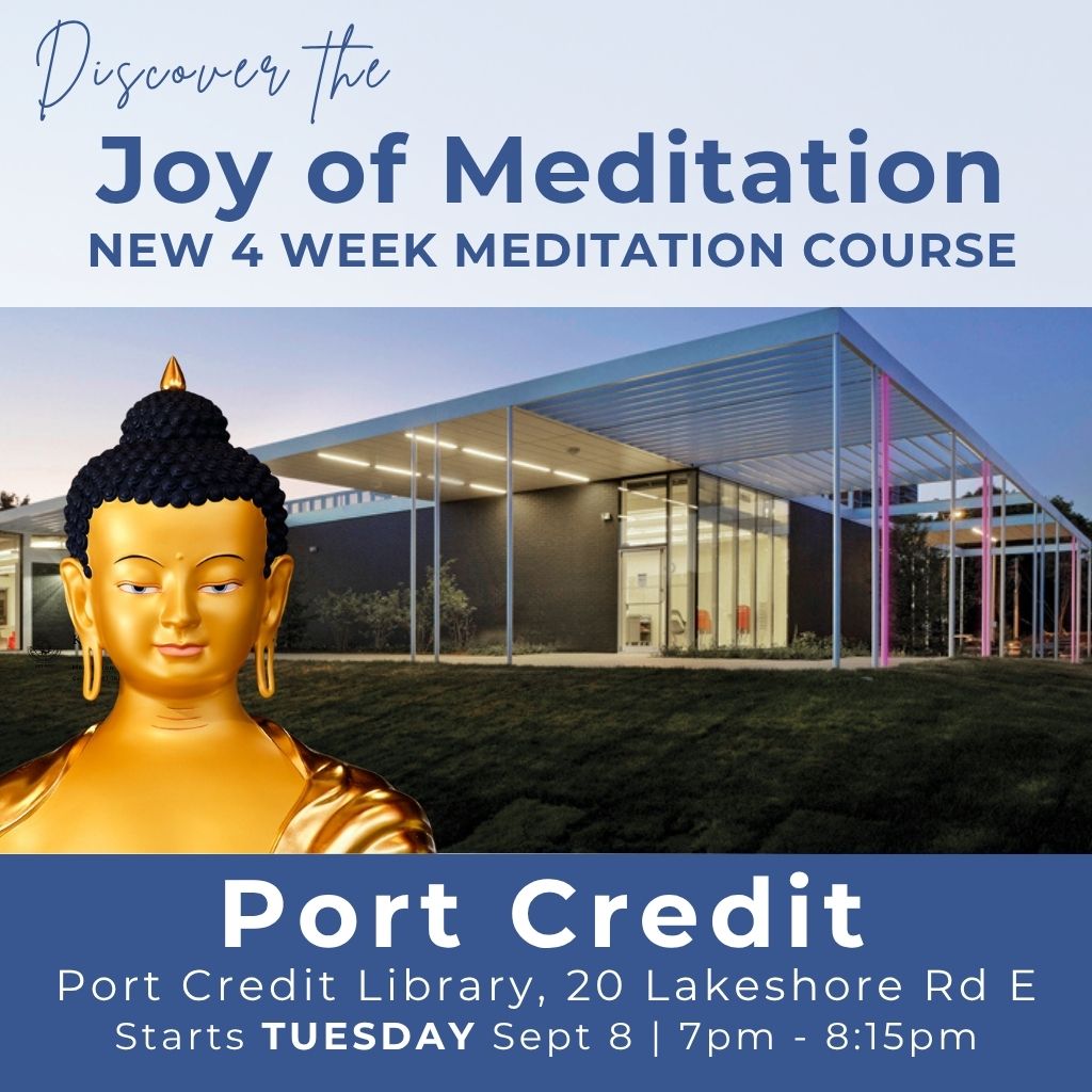 Kadampa Meditation Centre Canada Facebook ad: Discover The Joy of Meditation