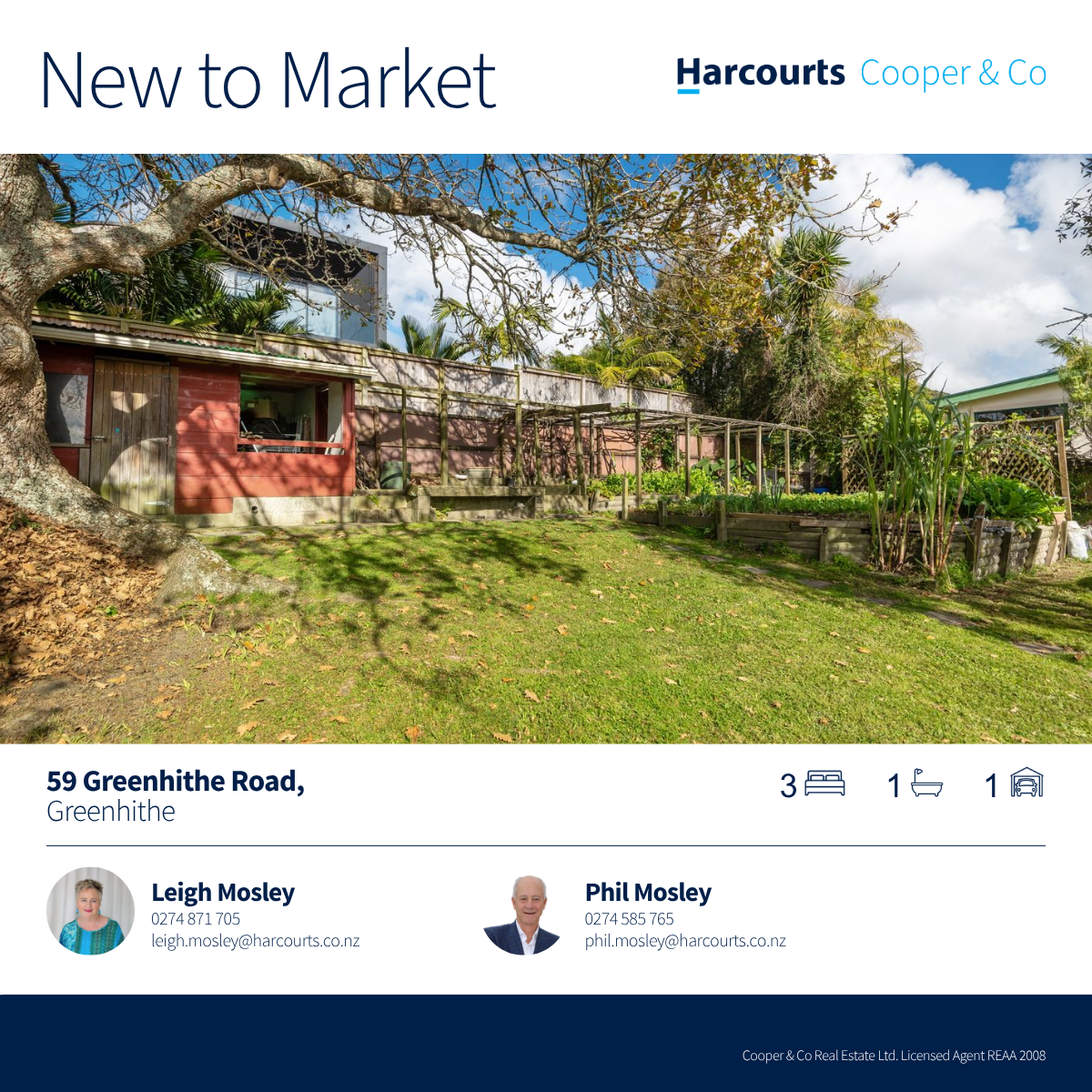 Harcourts Cooper & Co Real Estate Facebook ad