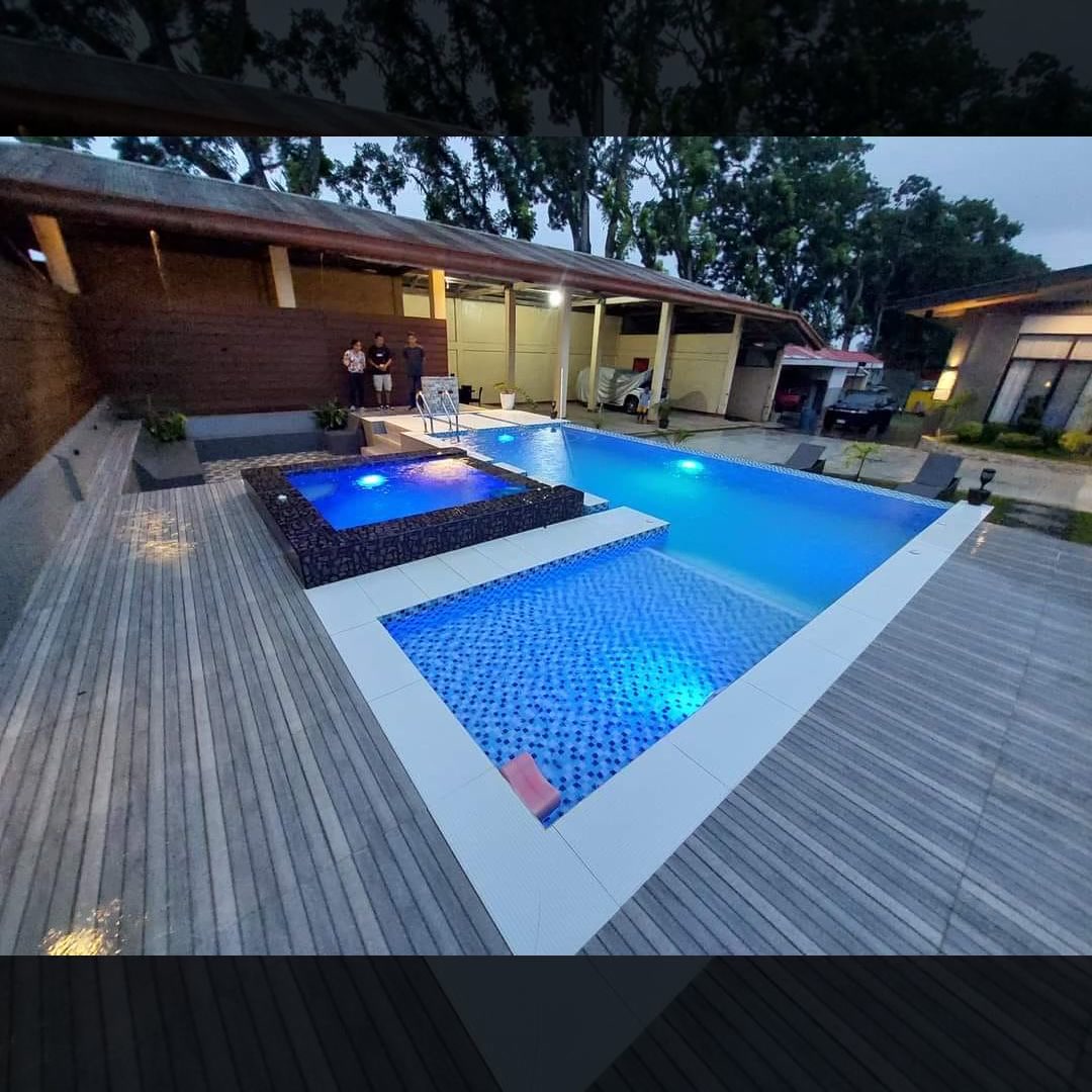 Deep Blue Swimming Pool Builders Facebook ad: . FINISH PROJECTS