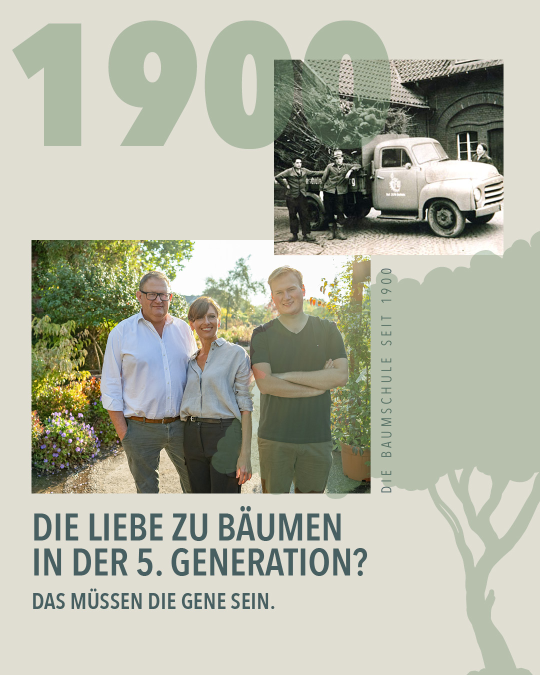 Wegmann BdB Markenbaumschulen Facebook ad: Manche Dinge wachsen einfach besser, wenn man ihnen…