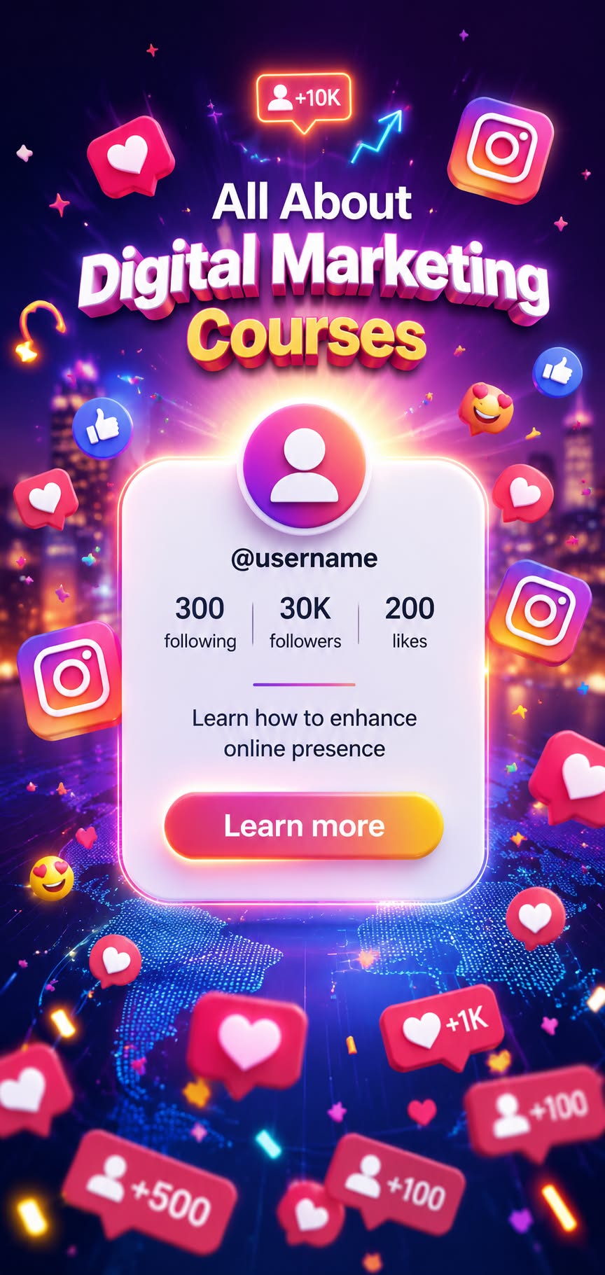 WonderList Facebook ad: Discover more details about digital marketing courses…