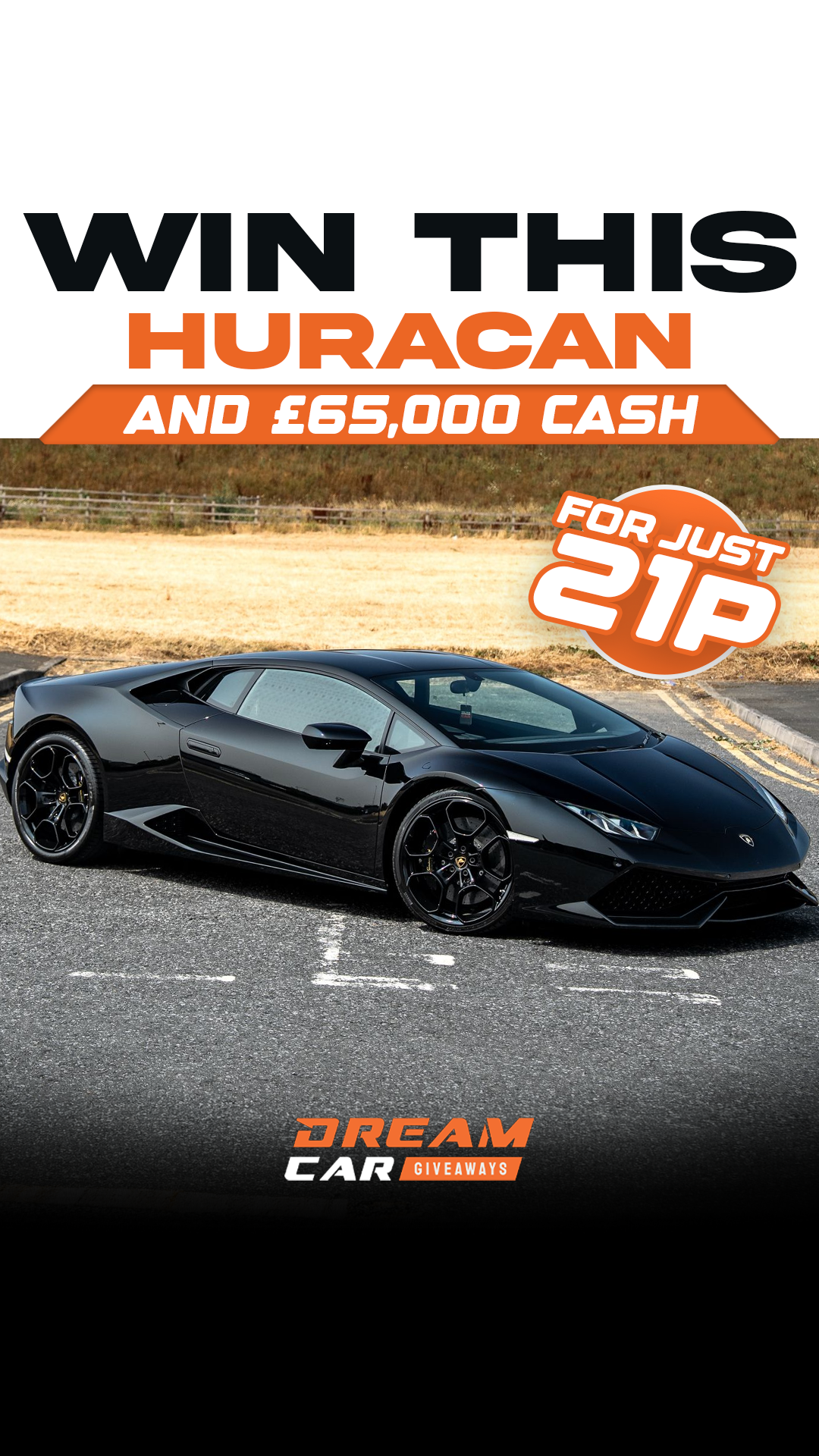 Dream Car Giveaways Facebook ad