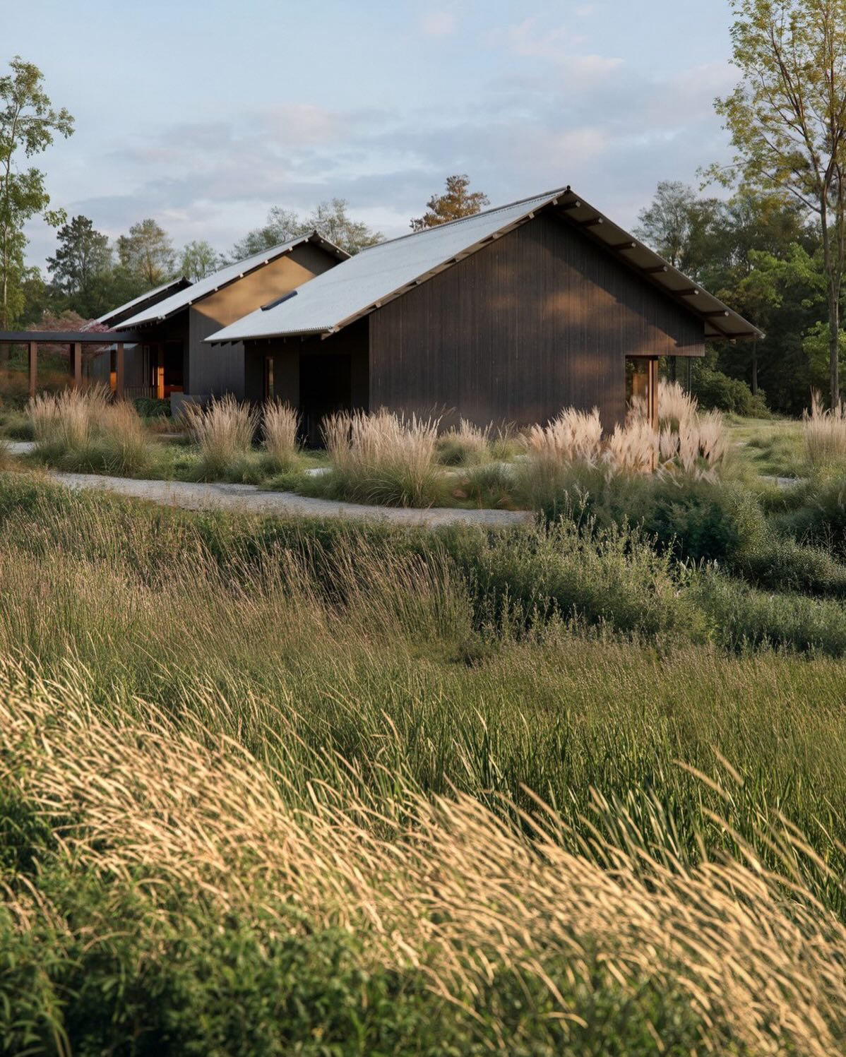Lang Architecture Facebook ad: Our Milan, NY house approach.