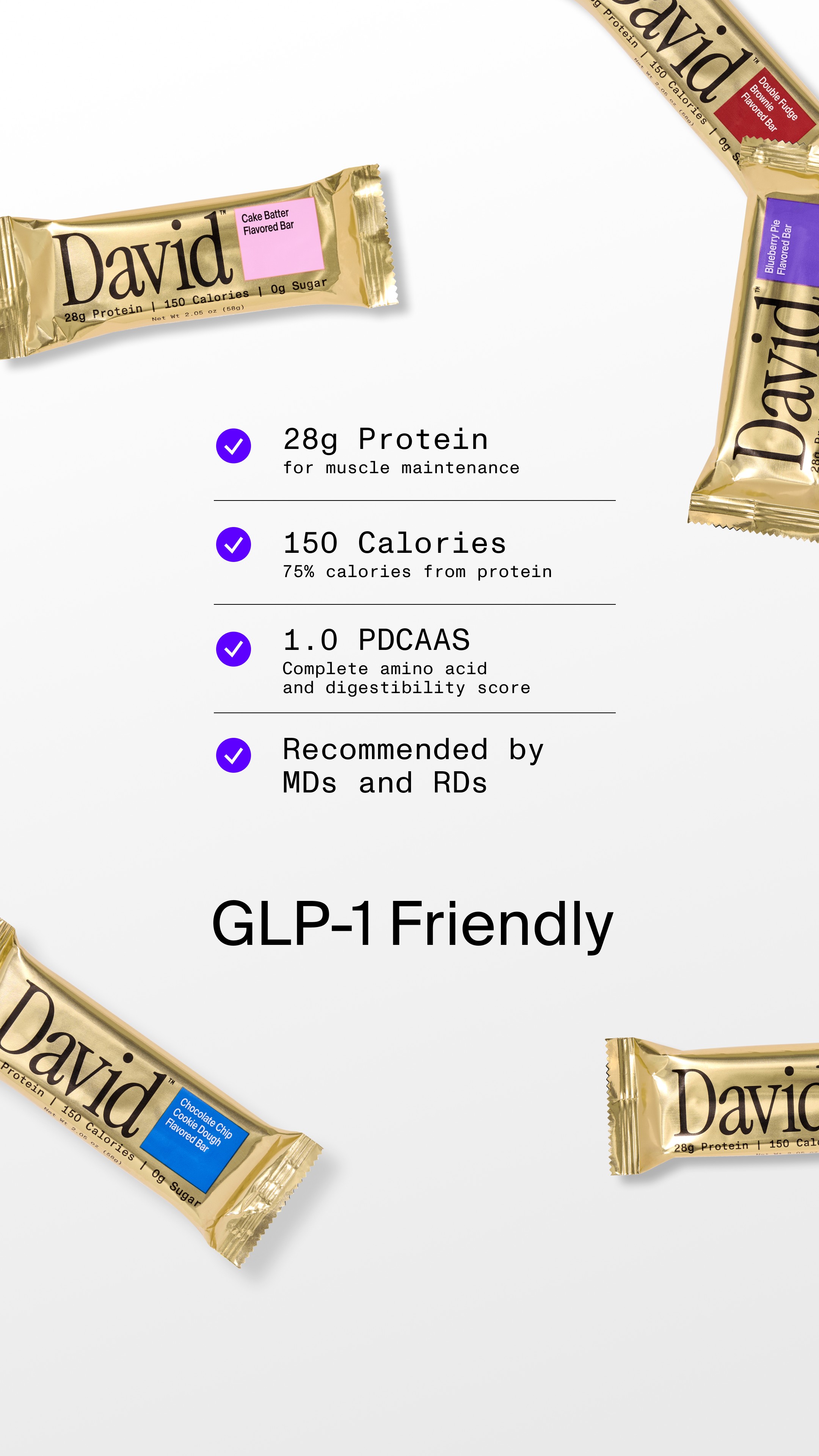 David Protein Facebook ad