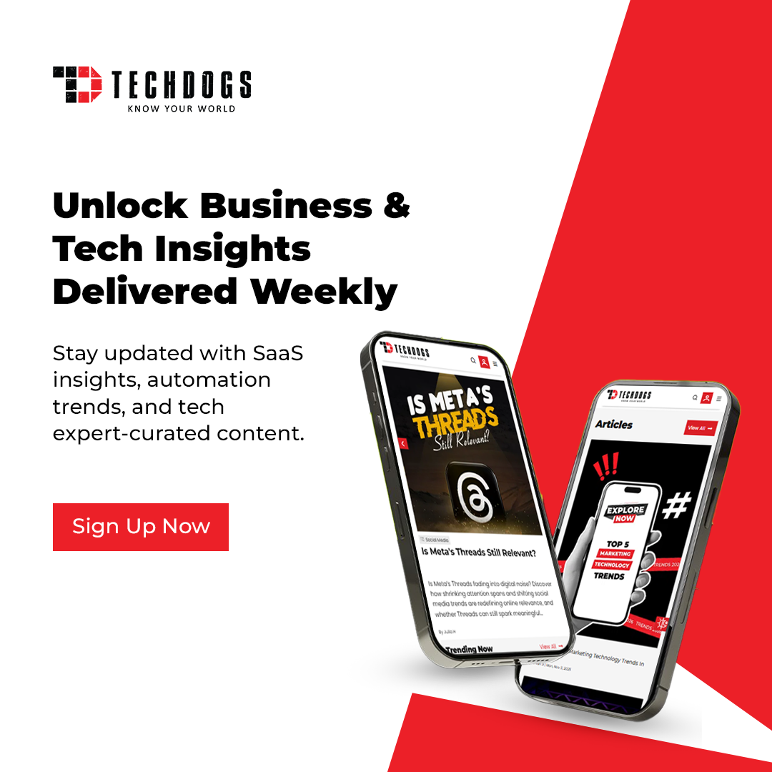 TechDogs Facebook ad