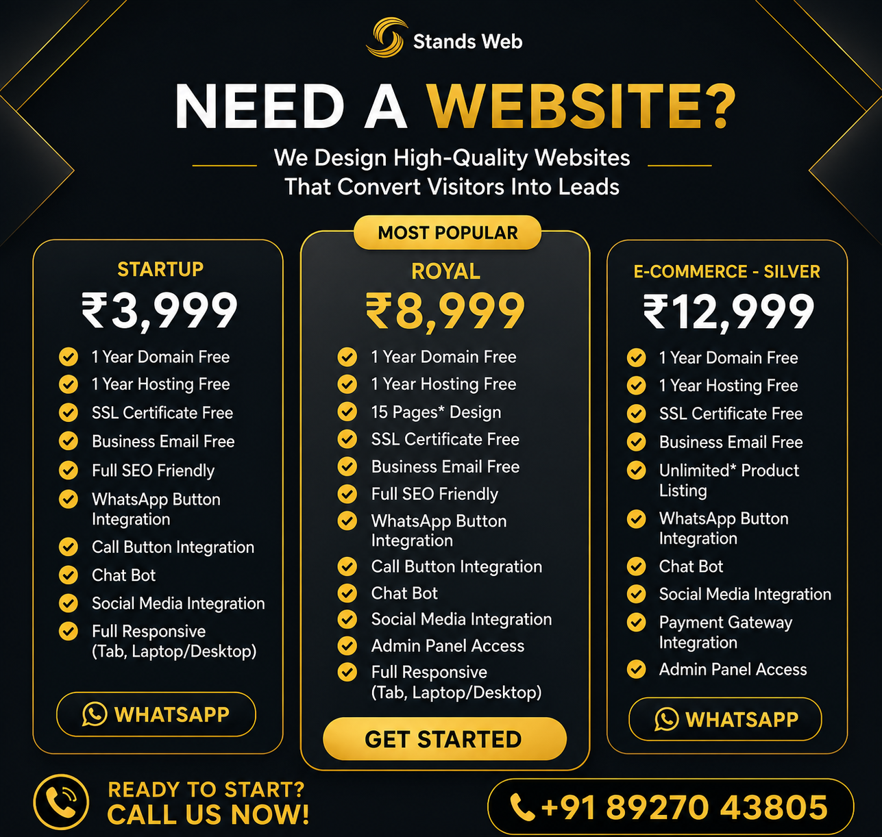 Stands Web Facebook ad