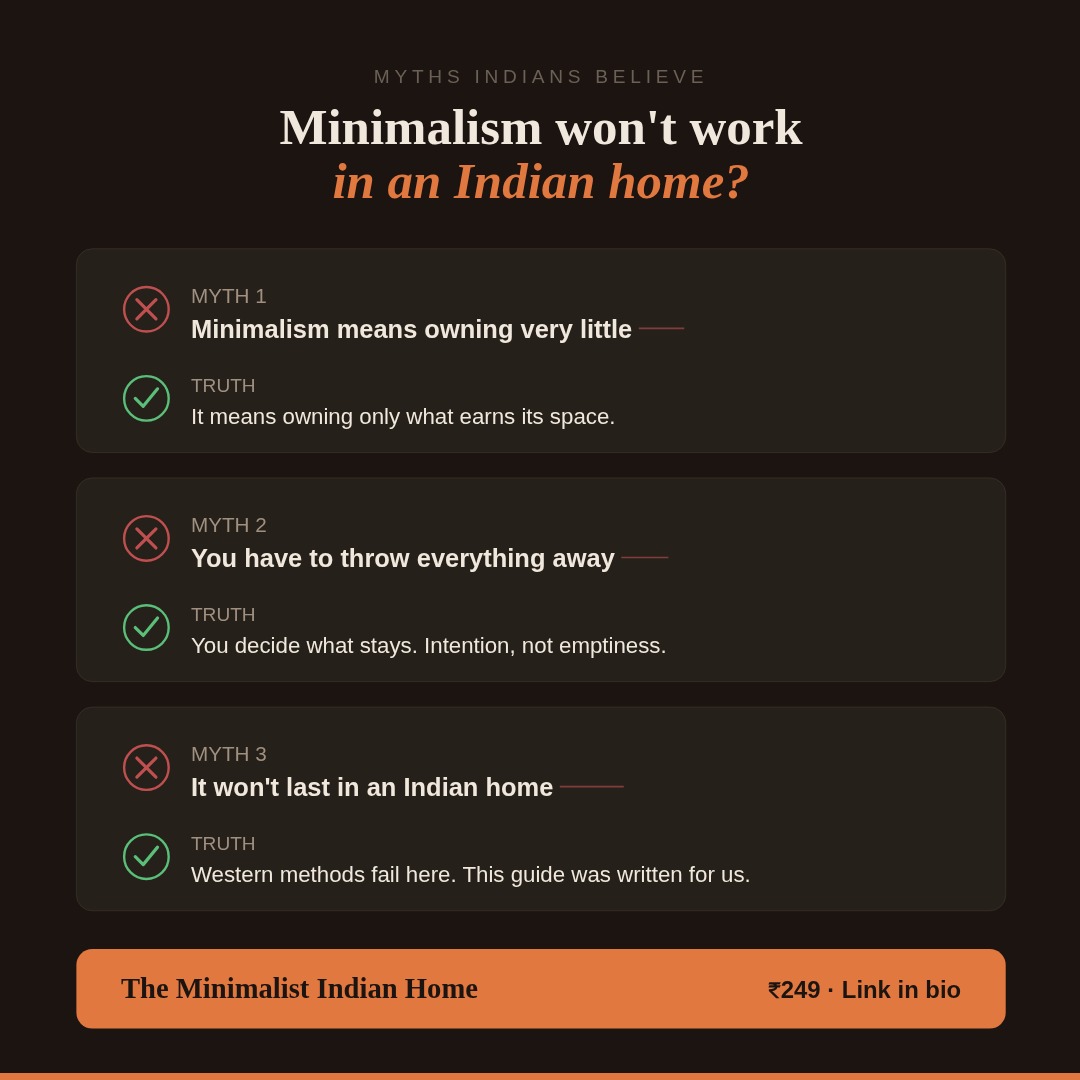 minimalist.books Facebook ad: Minimalism is for people