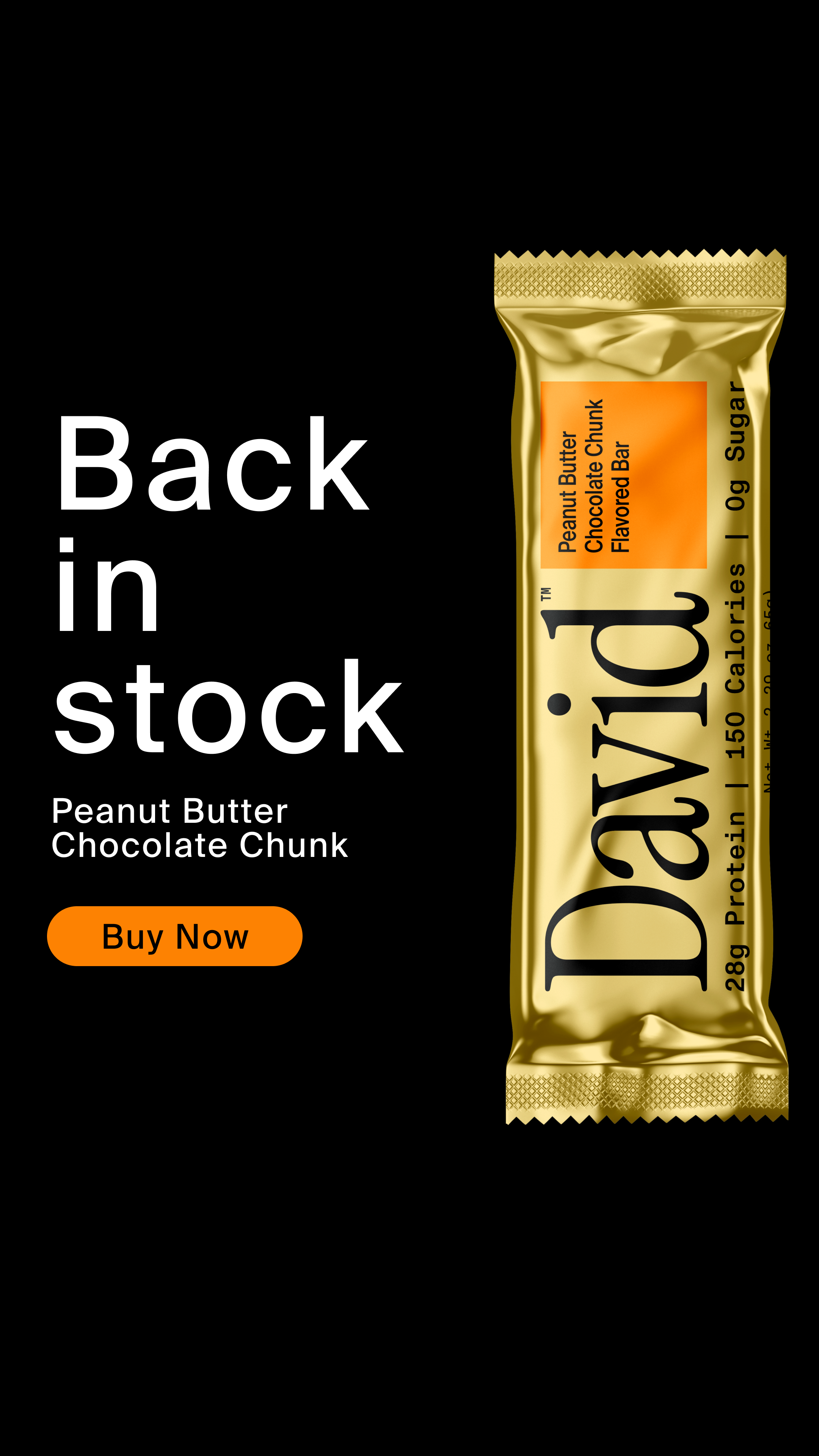 David Protein Facebook ad