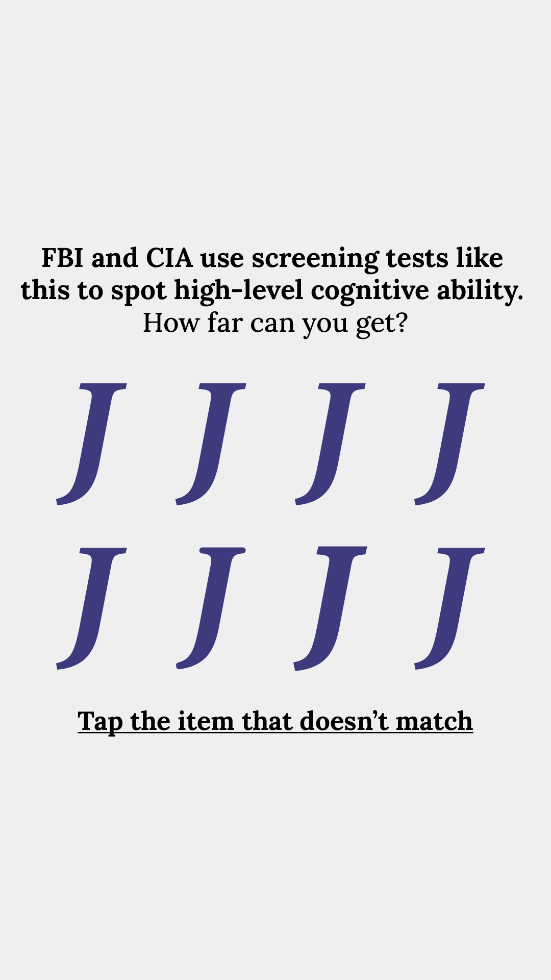 Brain Health Check Facebook ad