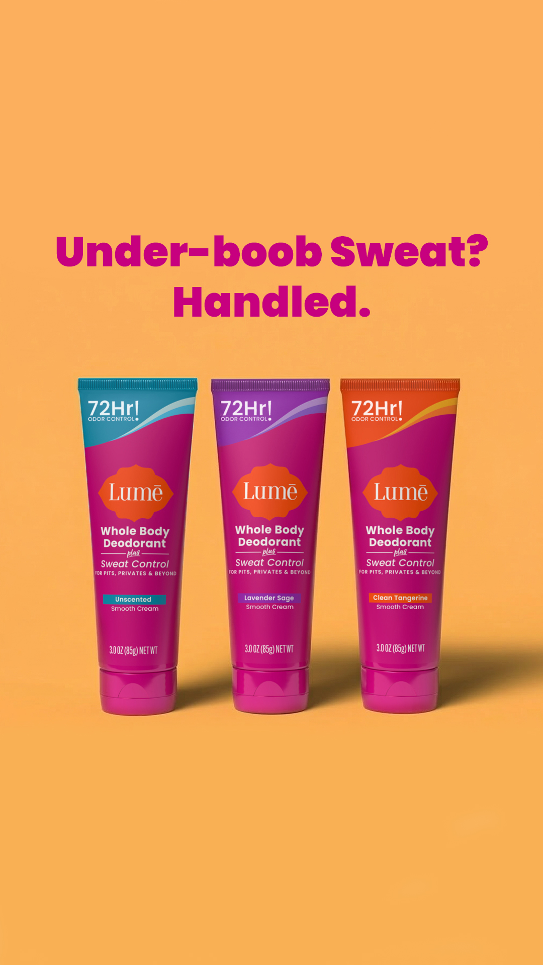 Lume Deodorant Facebook ad