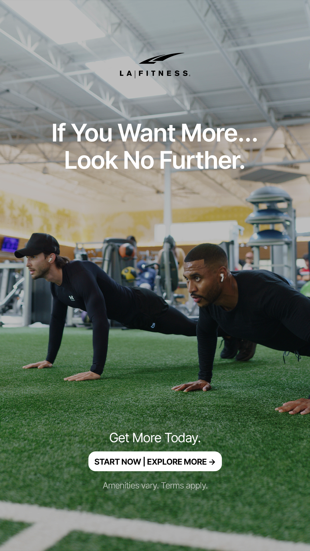 LA Fitness Facebook ad