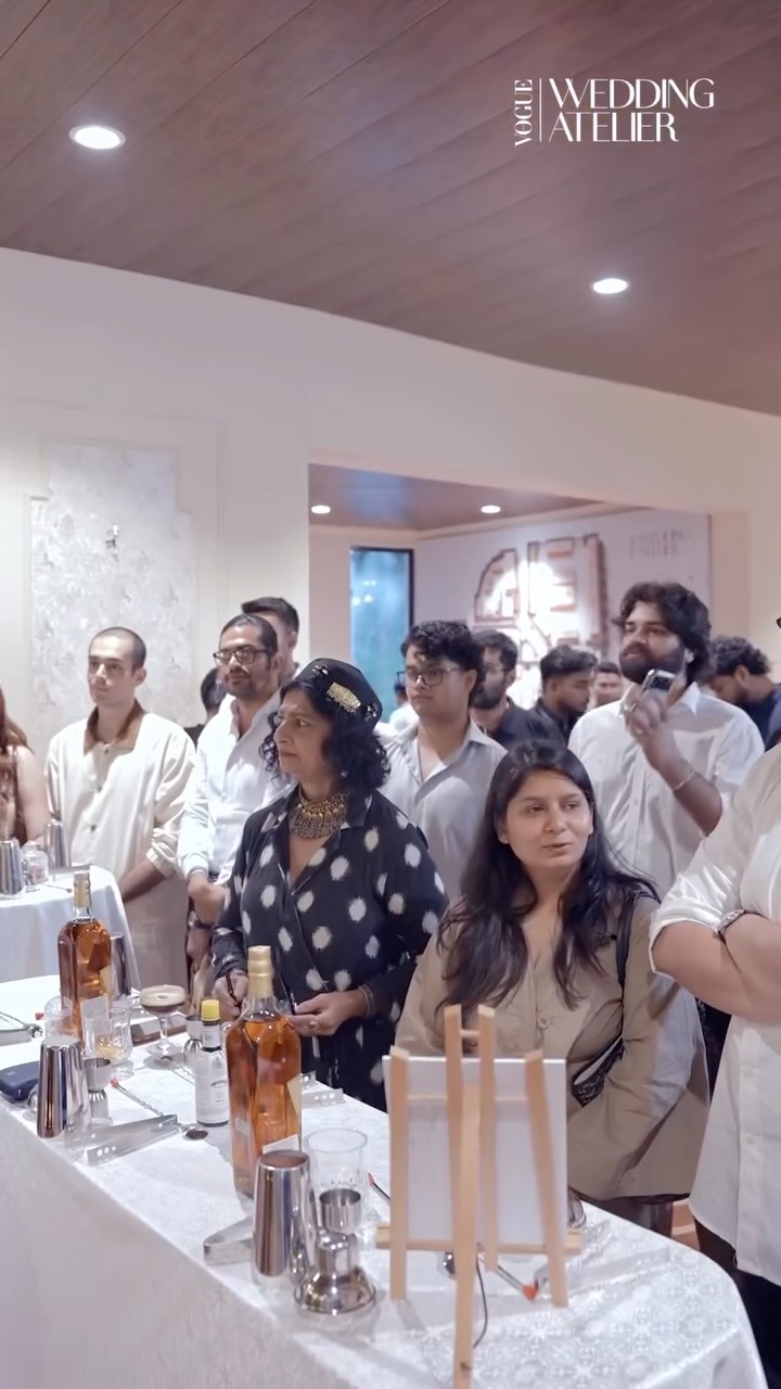 VOGUE India Facebook ad: The art of the perfect pour took centre…