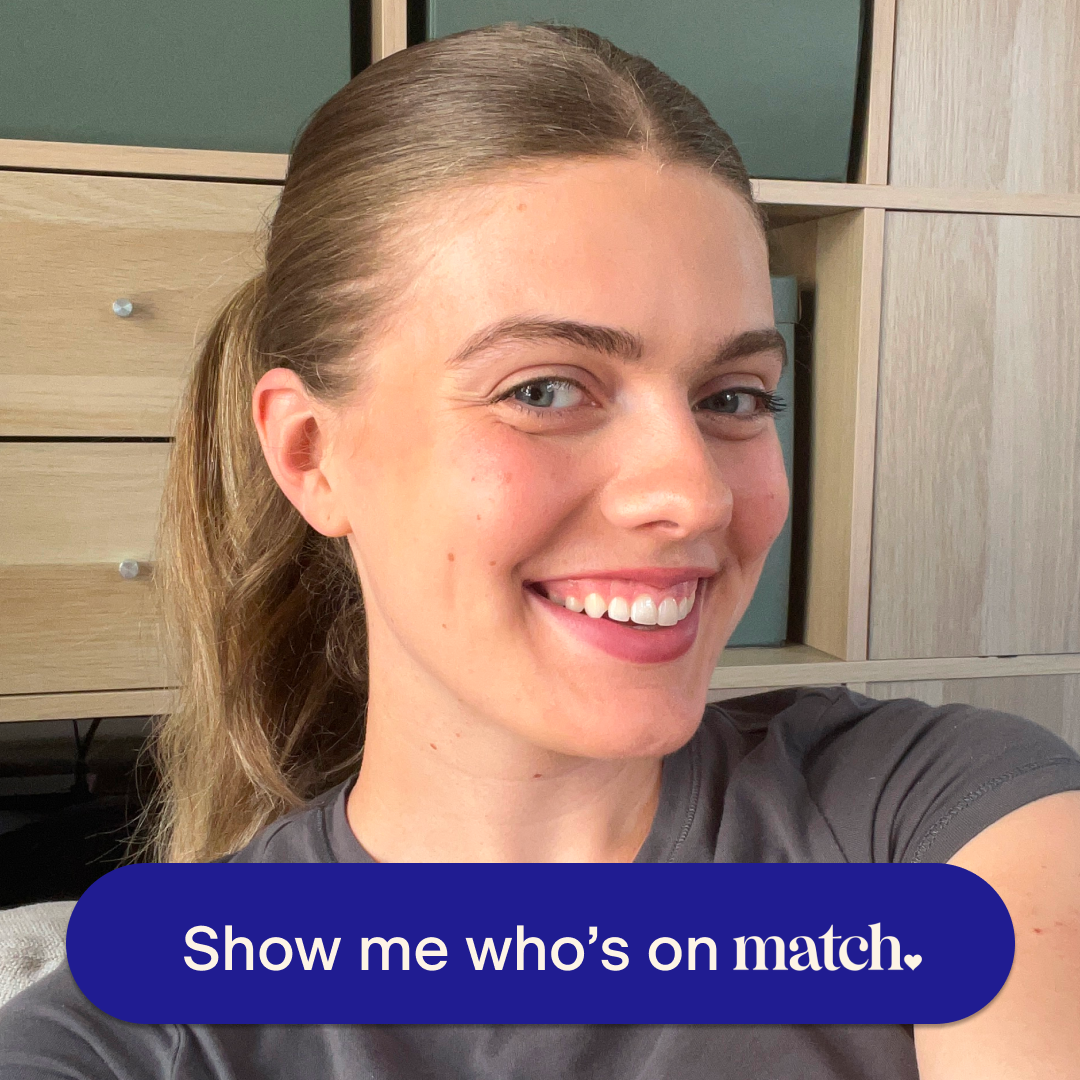 Match Facebook ad: Try Match.