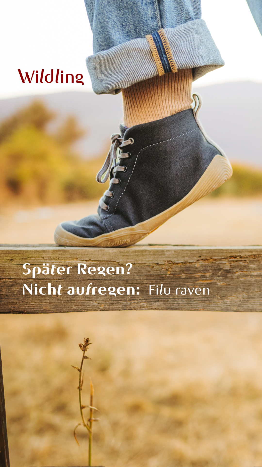 Wildling Shoes Facebook ad: Herbst/Winter 26