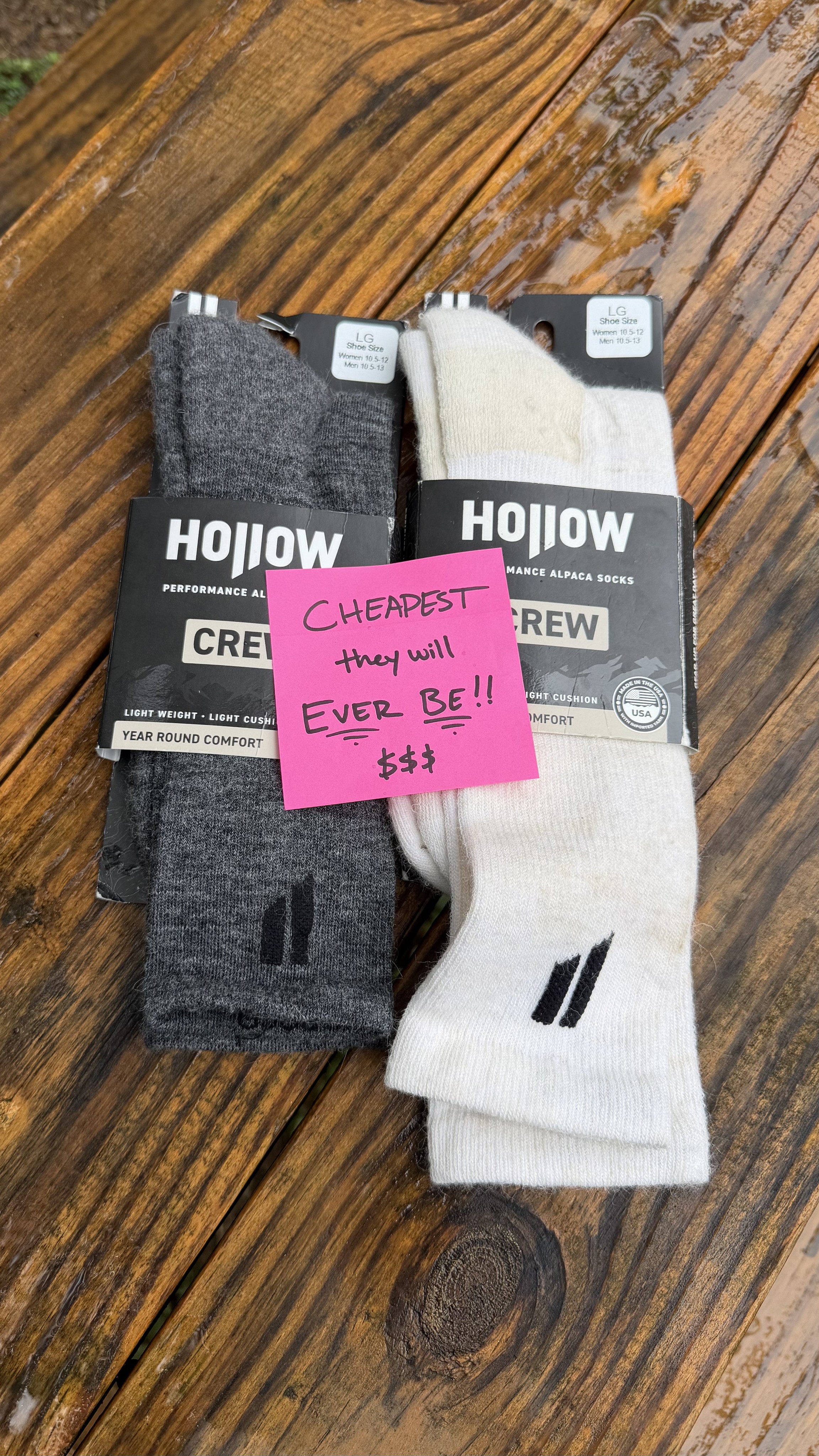Hollow Alpaca Socks Facebook ad