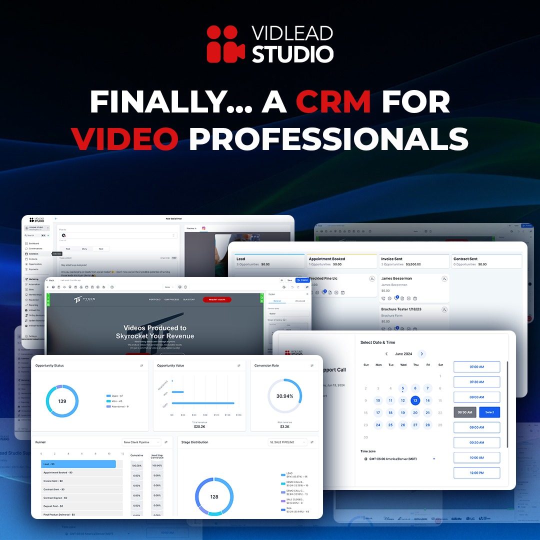 VidLead Facebook ad: Exclusive Marketing Tools for Video Businesses