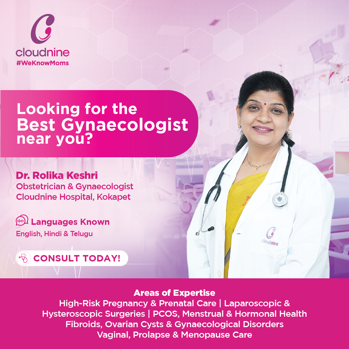 Cloudnine Hospital - Kokapet, Hyderabad Facebook ad