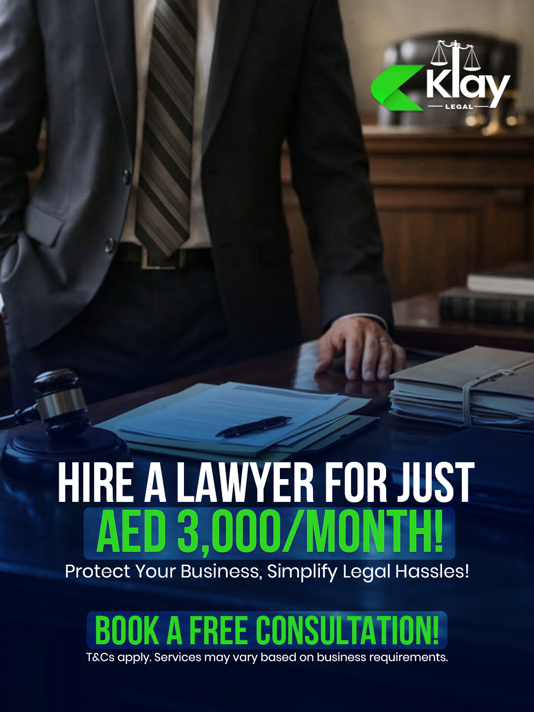 Klay Legal Consultants Facebook ad