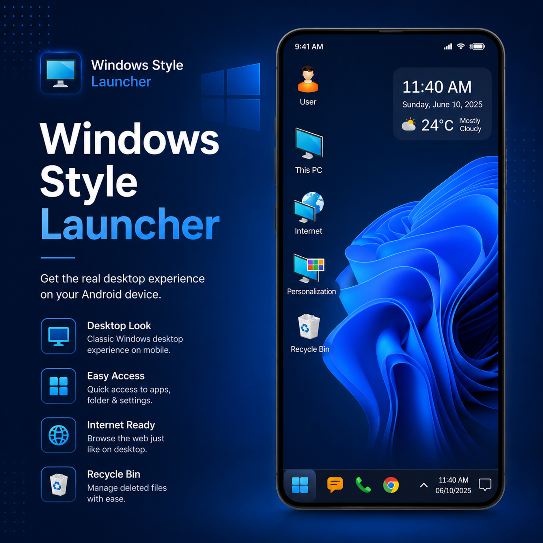 Computer Launcher Facebook ad