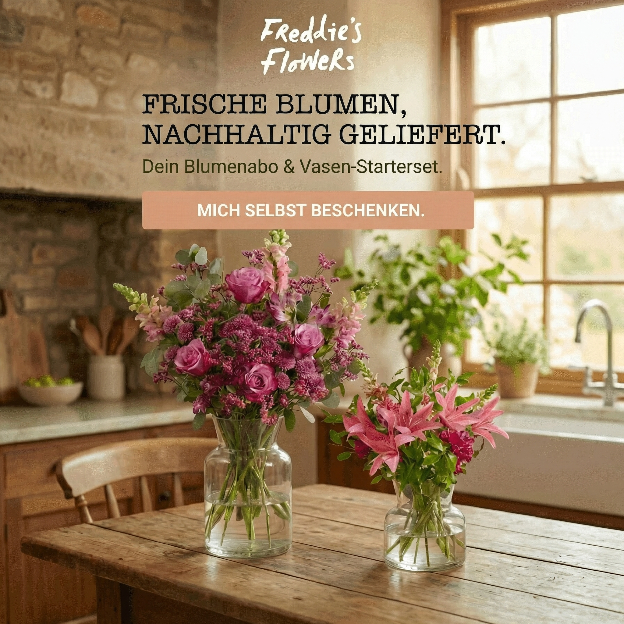 Freddie's Flowers Facebook ad