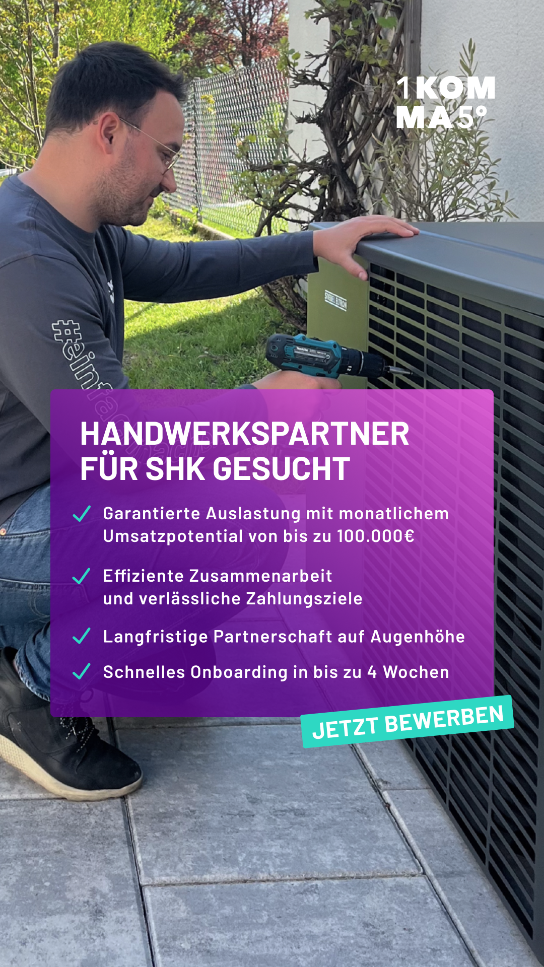 1KOMMA5GRAD Facebook ad