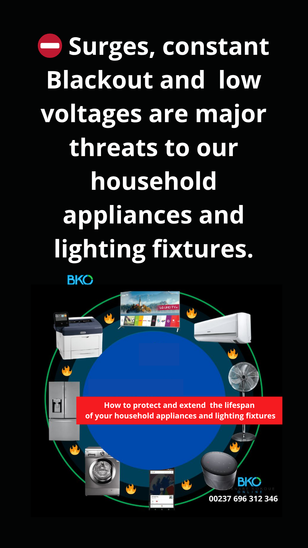 Kokoue Online/Ets Belier Facebook ad: Must Be Installed your Home or Office To