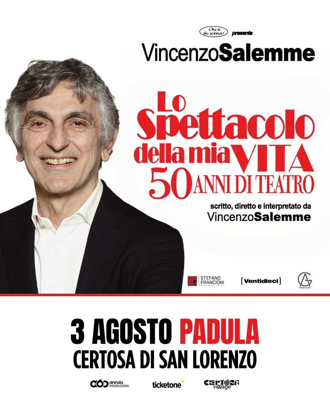 Certosa Village Facebook ad: Una vita sul palco.