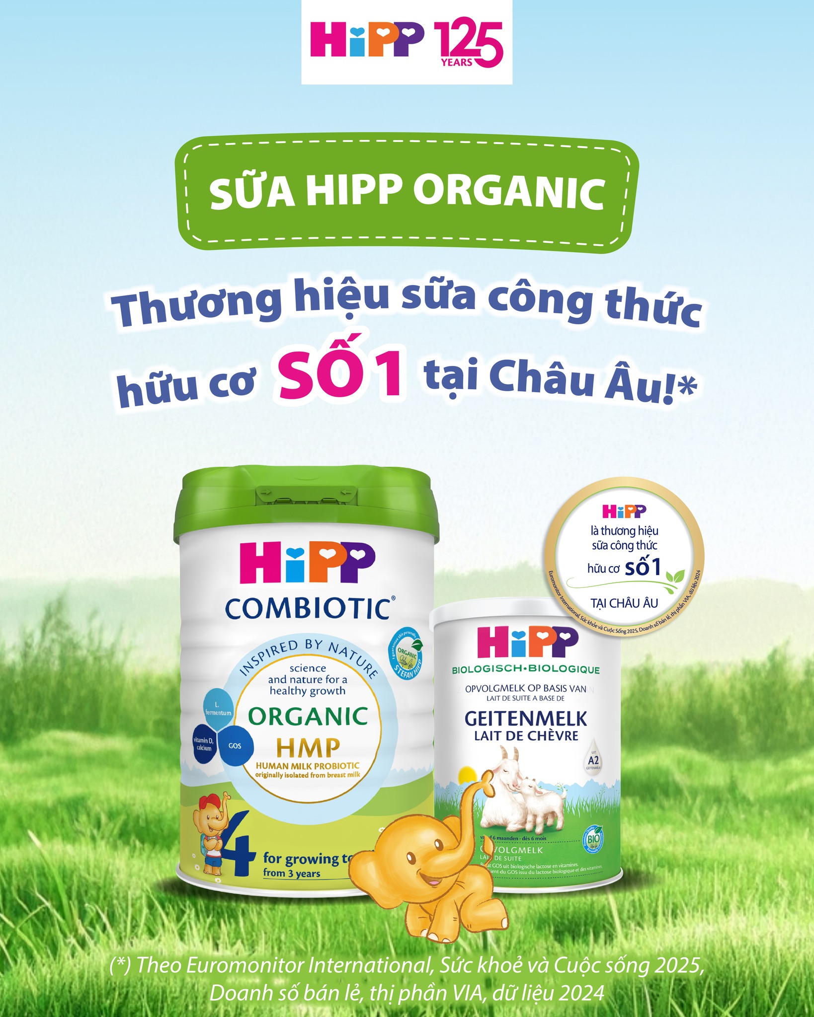 HiPP Việt Nam Facebook ad: SỮA HiPP ORGANIC - THƯƠNG HIỆU SỮA CÔNG…