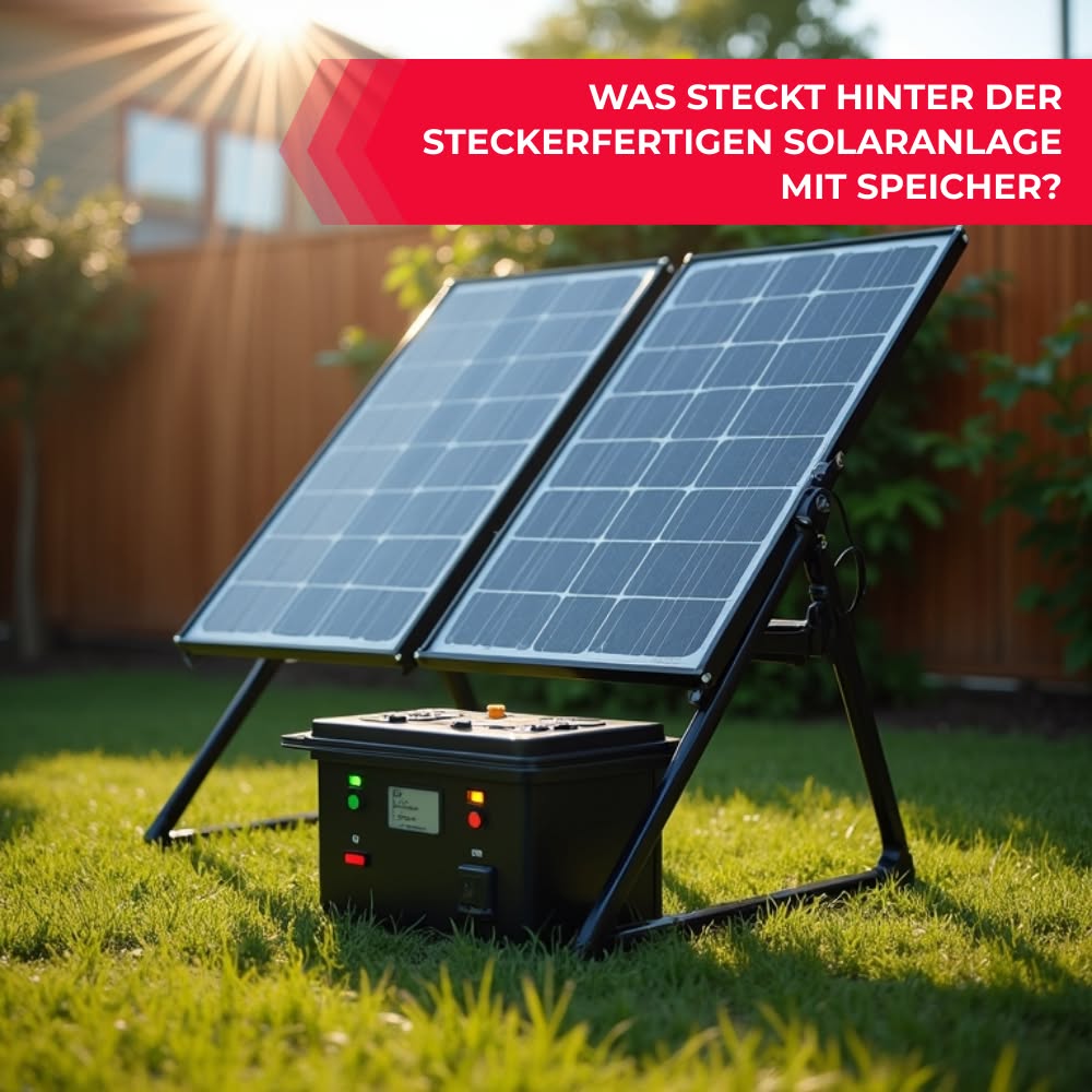 In Glimpse de Facebook ad: Balkonkraftwerk Mit Speicher Steckerfertig.
