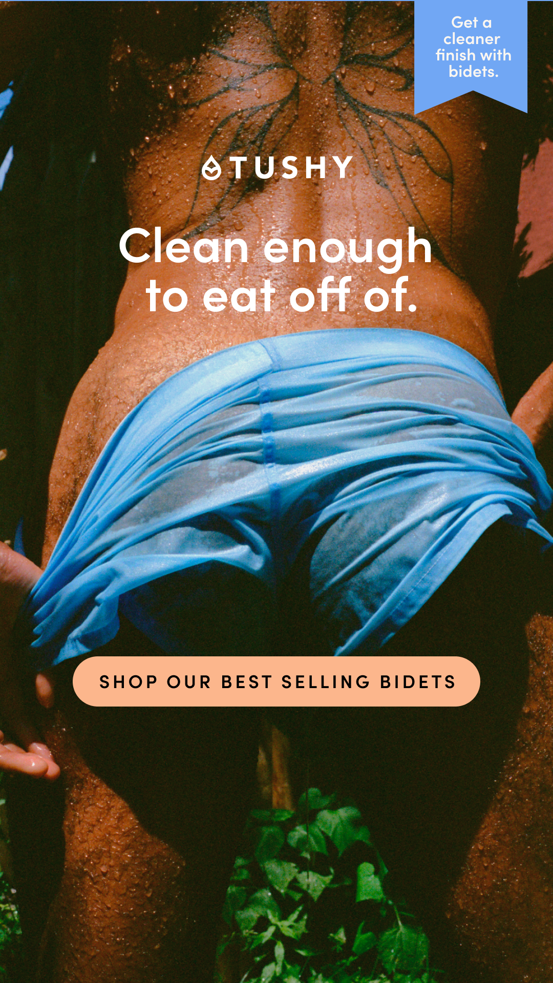 TUSHY Facebook ad