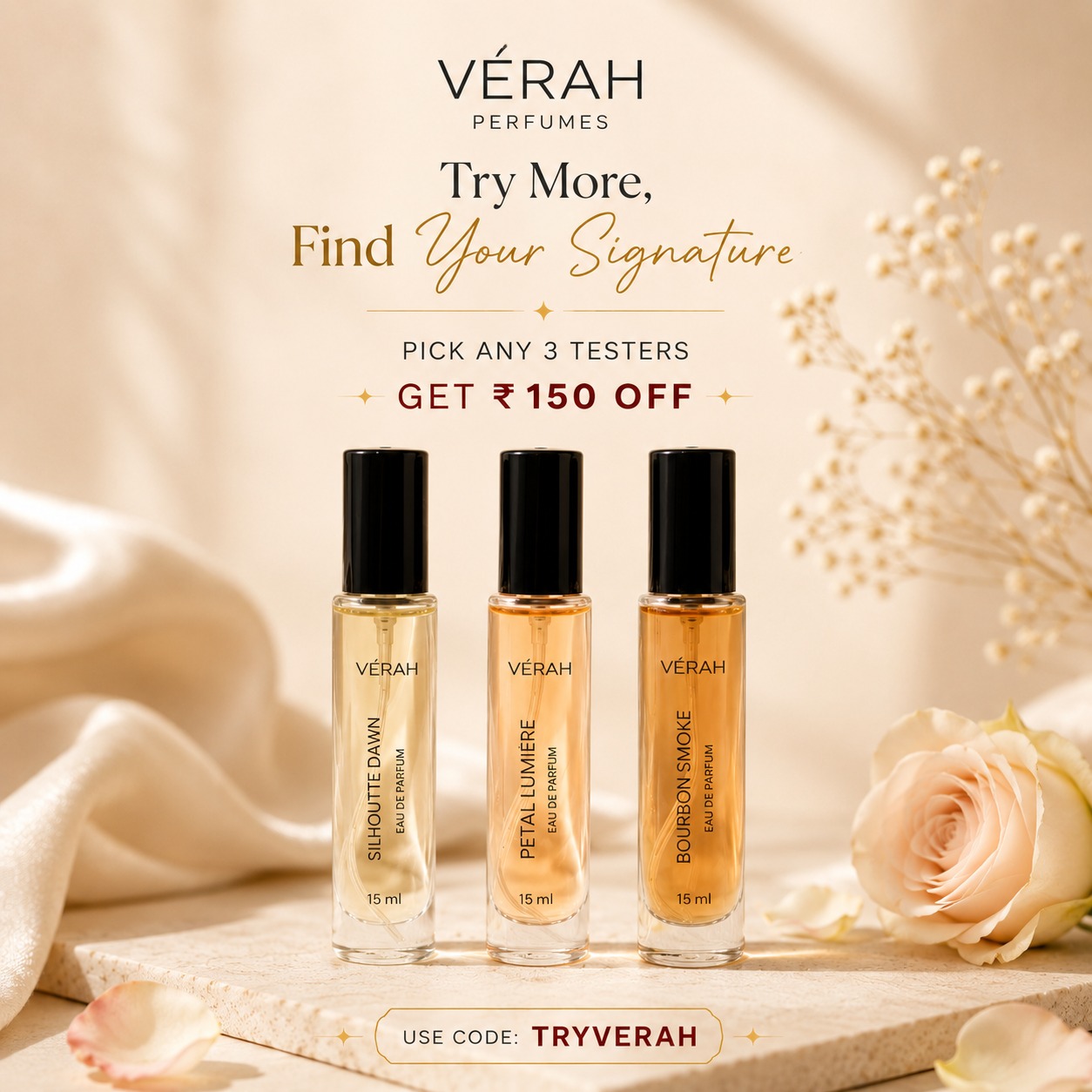 Verah Perfumes Facebook ad: Buy Long-Lasting Perfume Today
