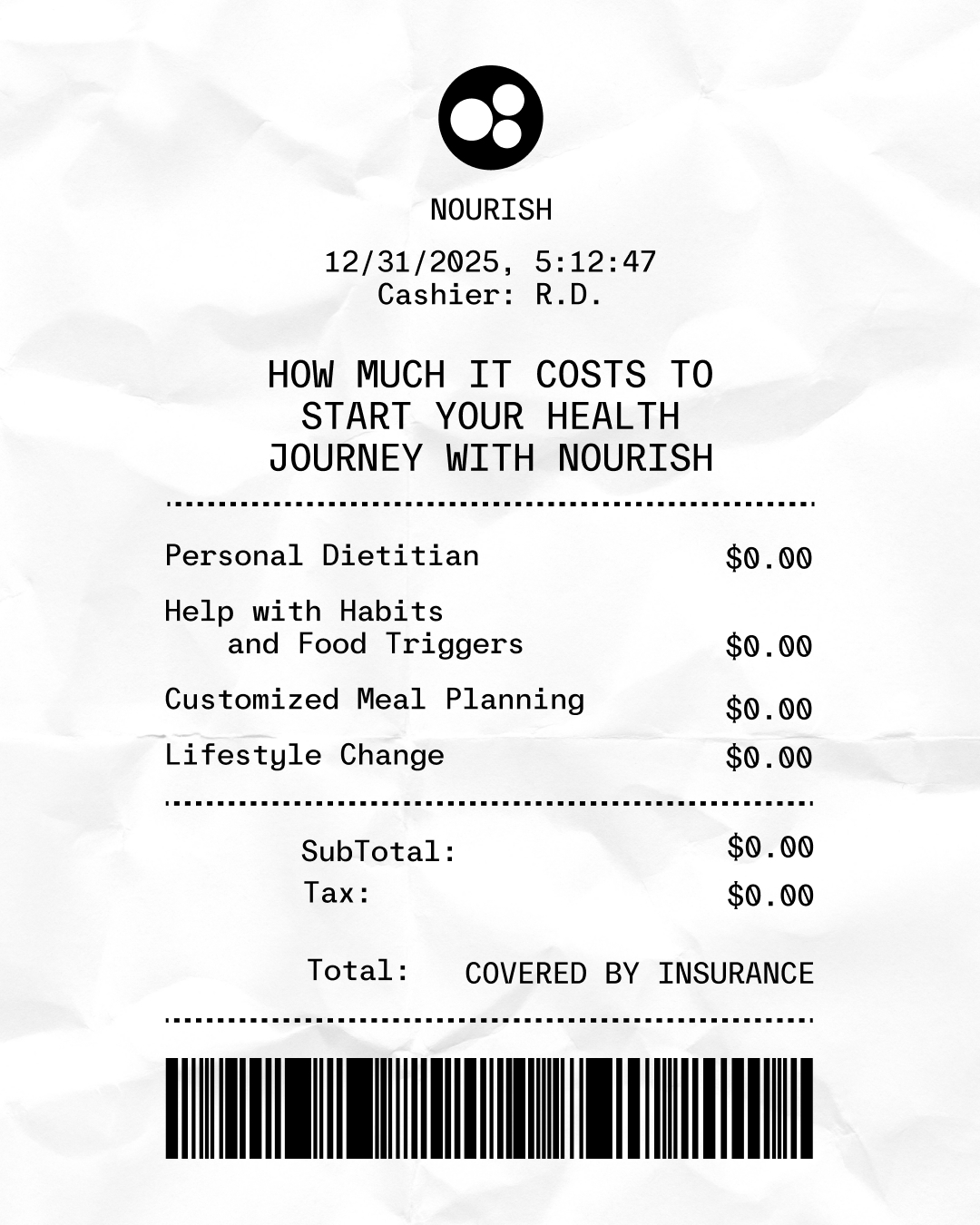 Nourish Facebook ad