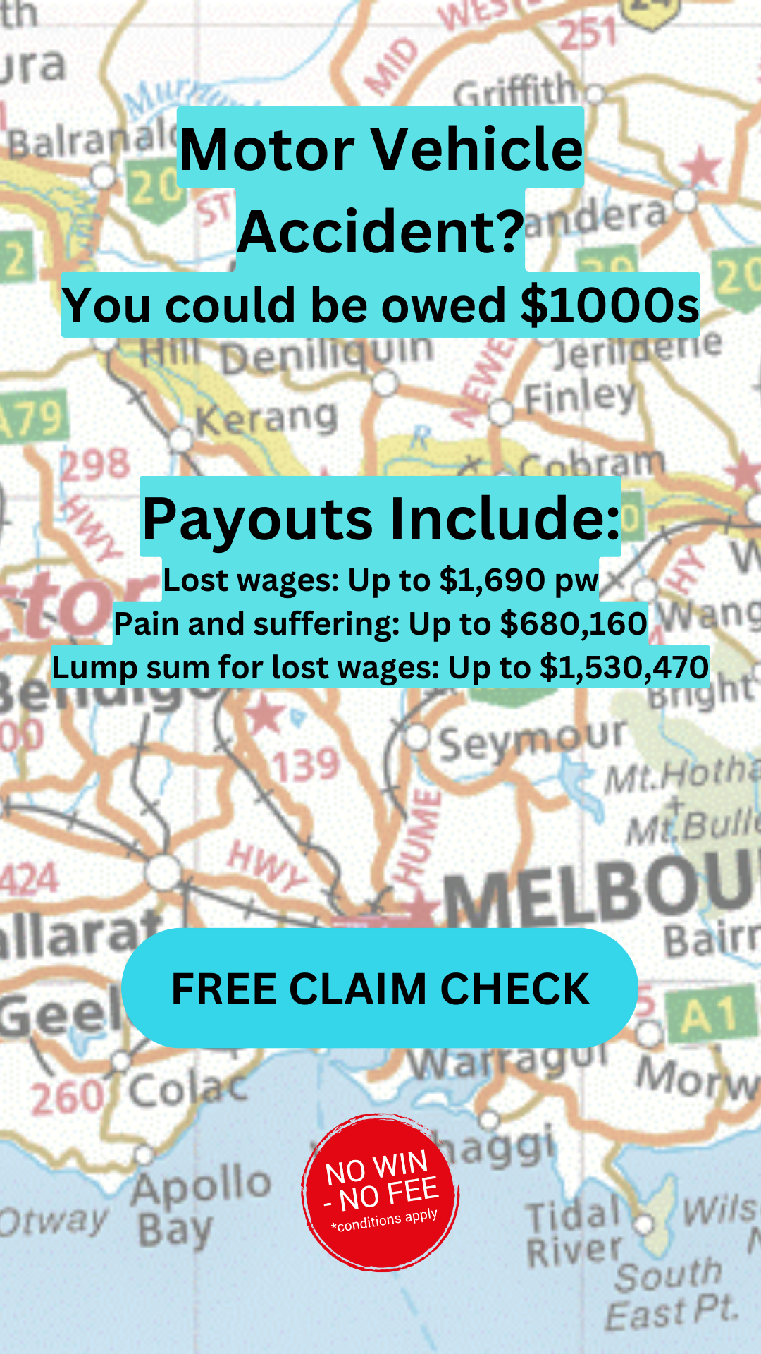 Claim Maximiser Facebook ad
