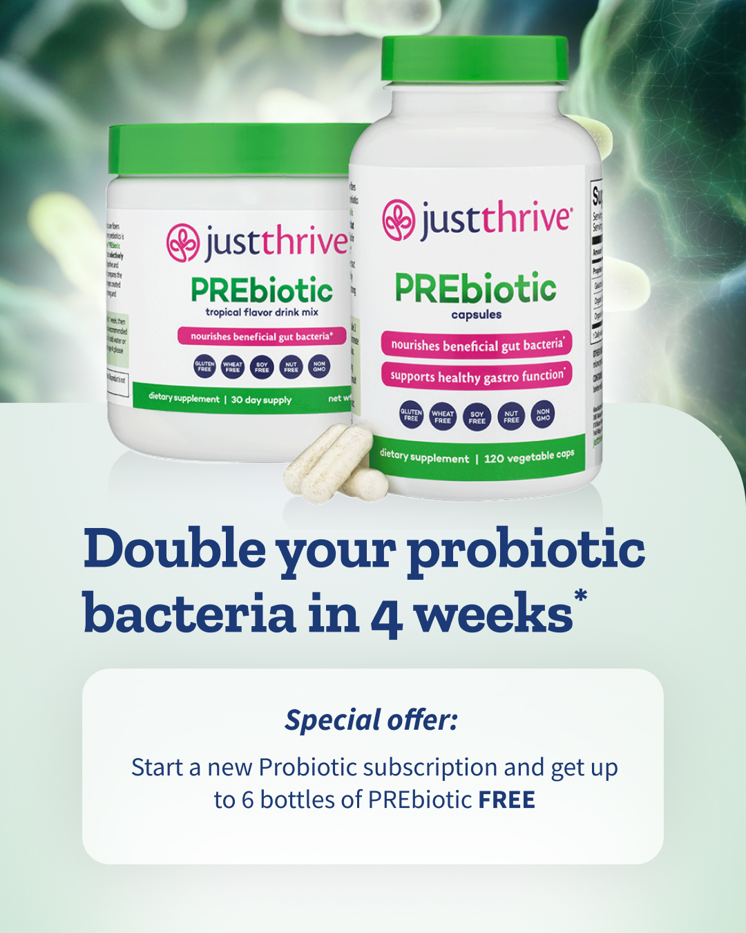 Just Thrive Facebook ad