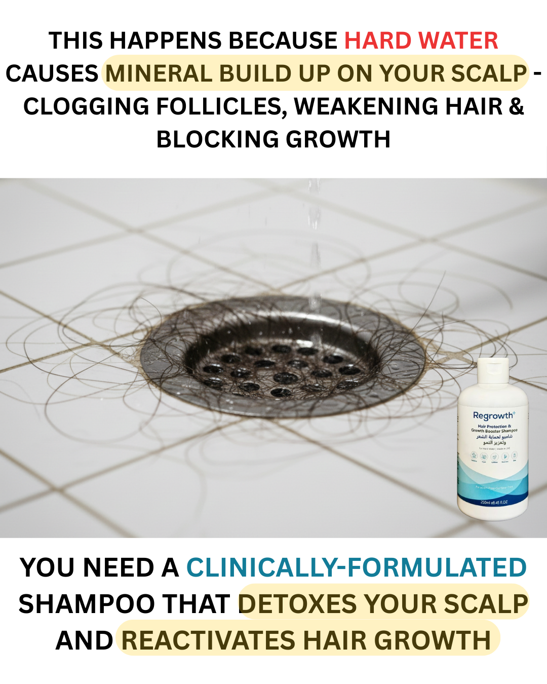 Regrowth+ Facebook ad