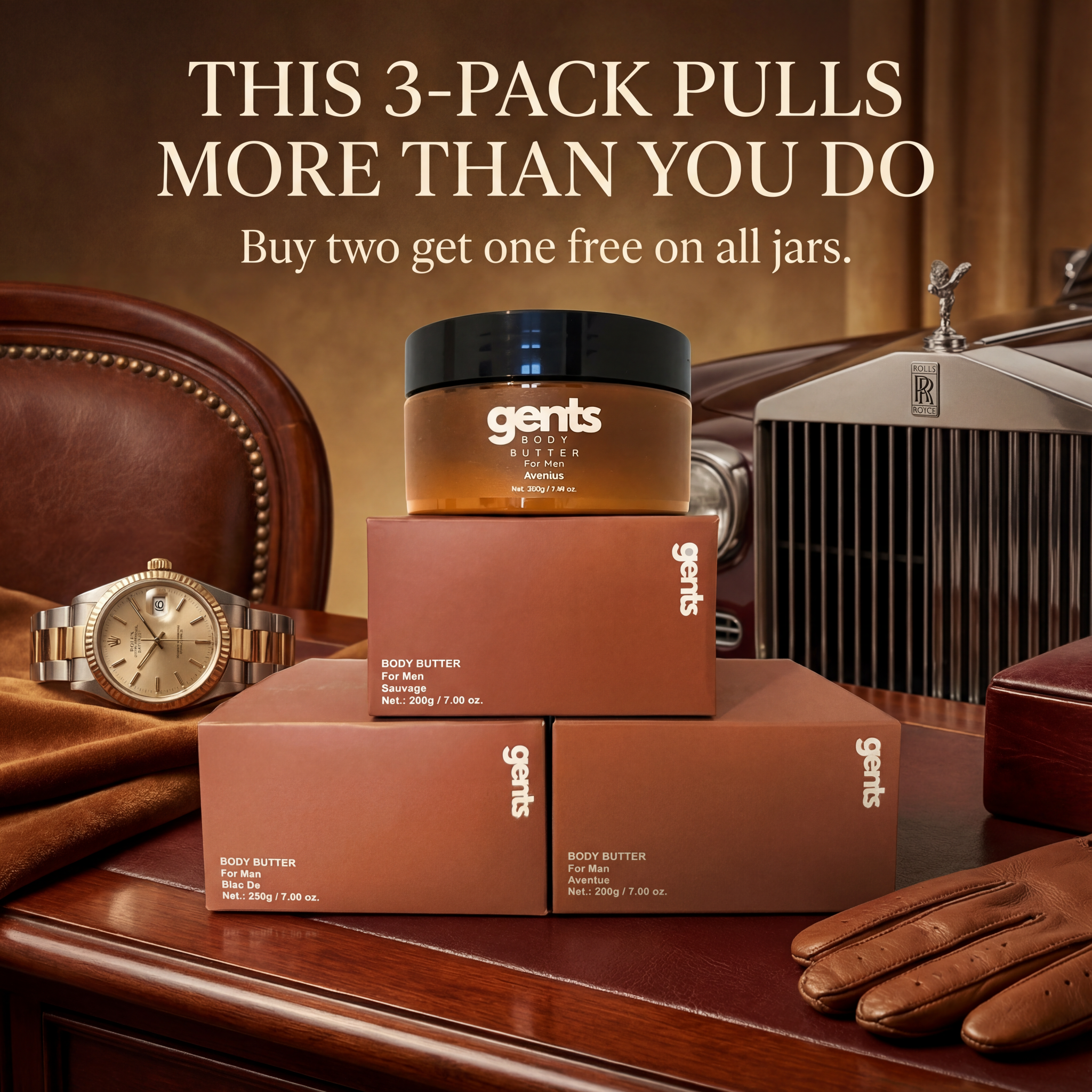 Gents Body Butter Facebook ad