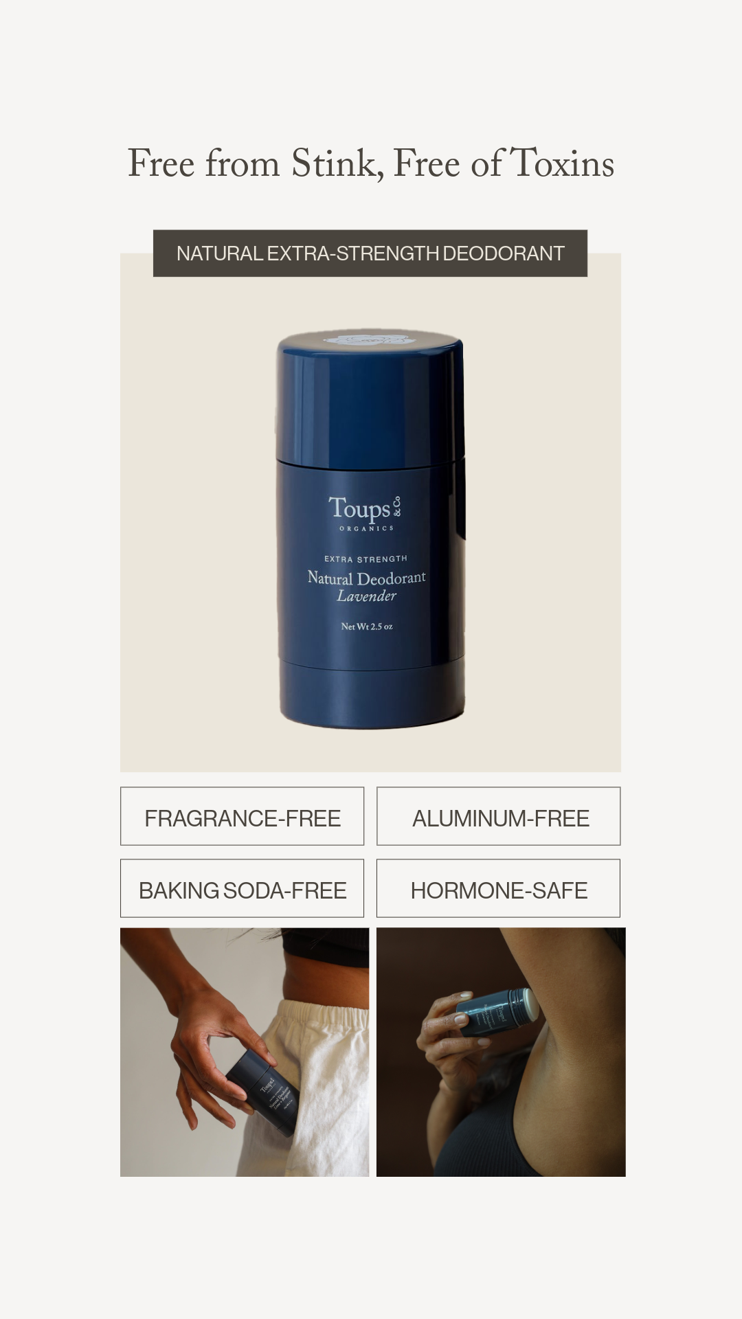 Toups and Co Organics Facebook ad