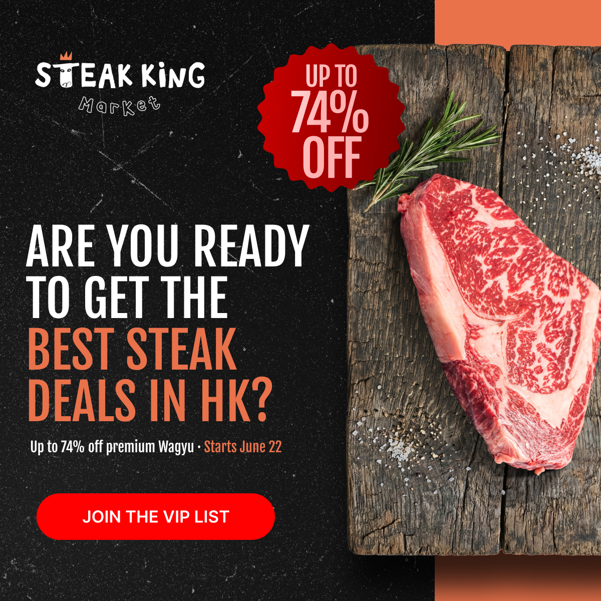Steak King Foods Facebook ad