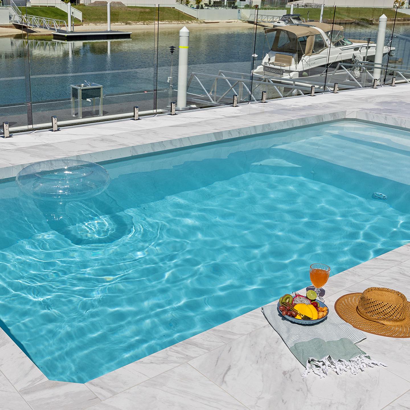 Holiday Yamba Facebook ad: Hamptons House ~ Wake up to serene water…