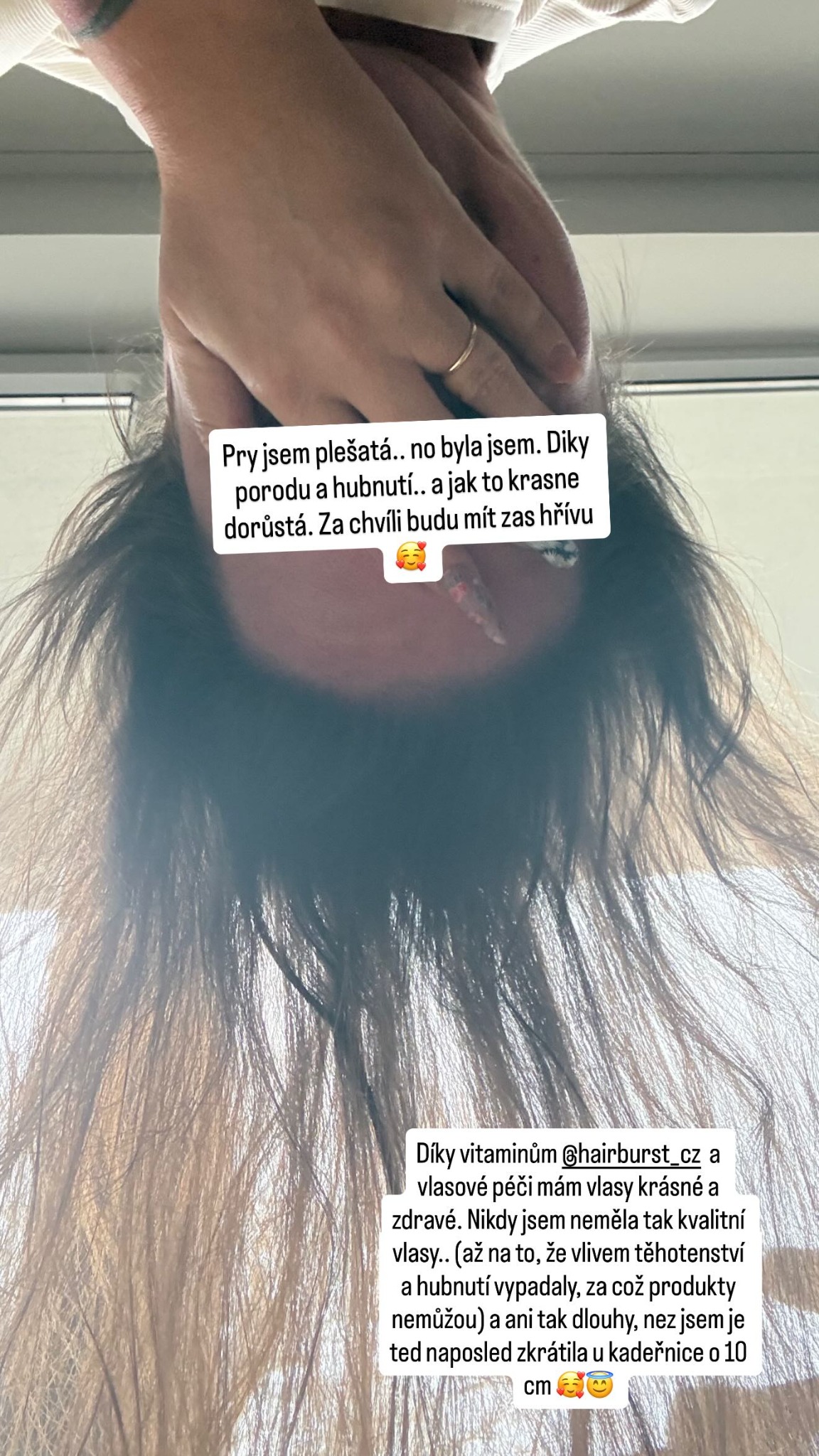 Hairburst Czech Republic Facebook ad