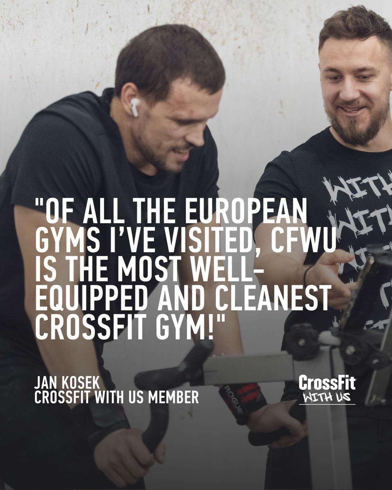 CrossFit With Us Facebook ad: Taková slova nás těší o to víc, když…
