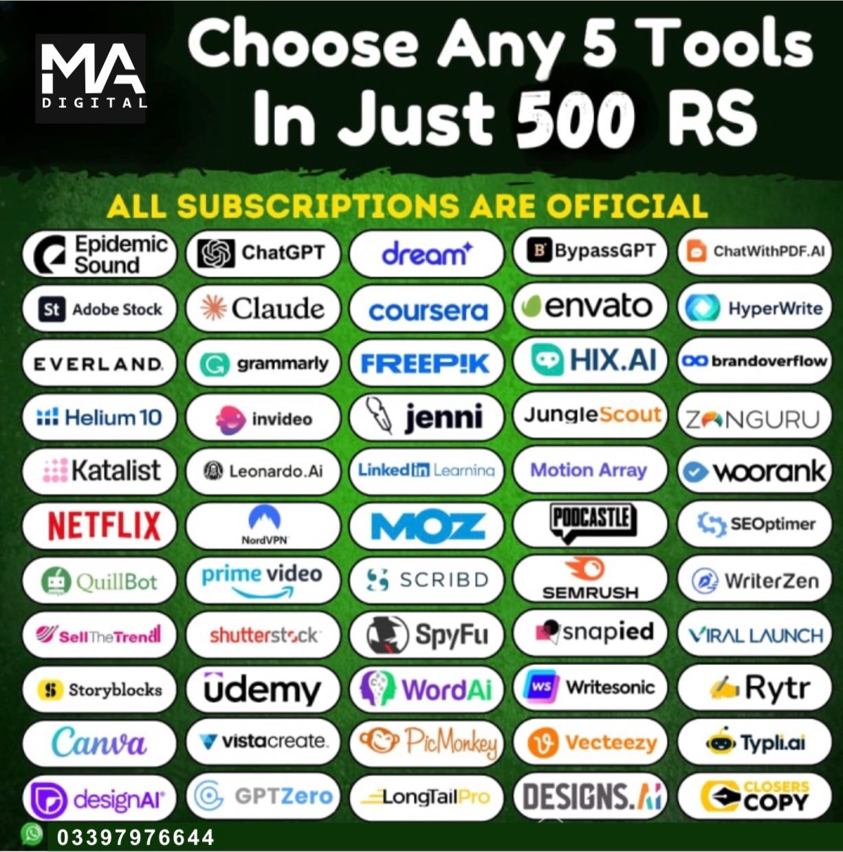 MA Digital Facebook ad from May 15, 2026