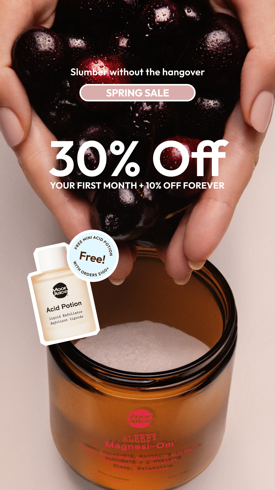 Moon Juice Facebook ad