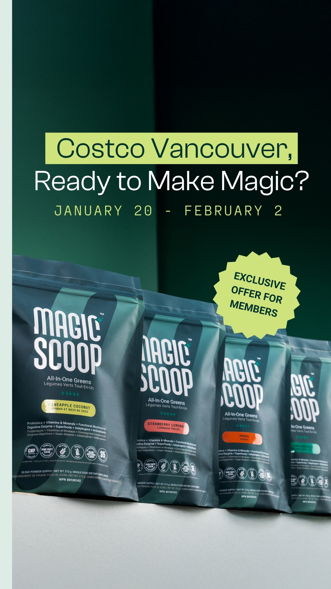 Magic Scoop Facebook ad