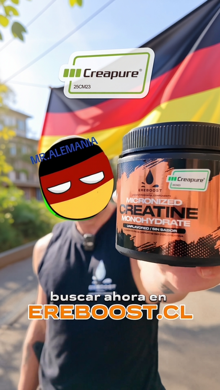 Ereboost Facebook ad: Más fuerza y mejor recuperación