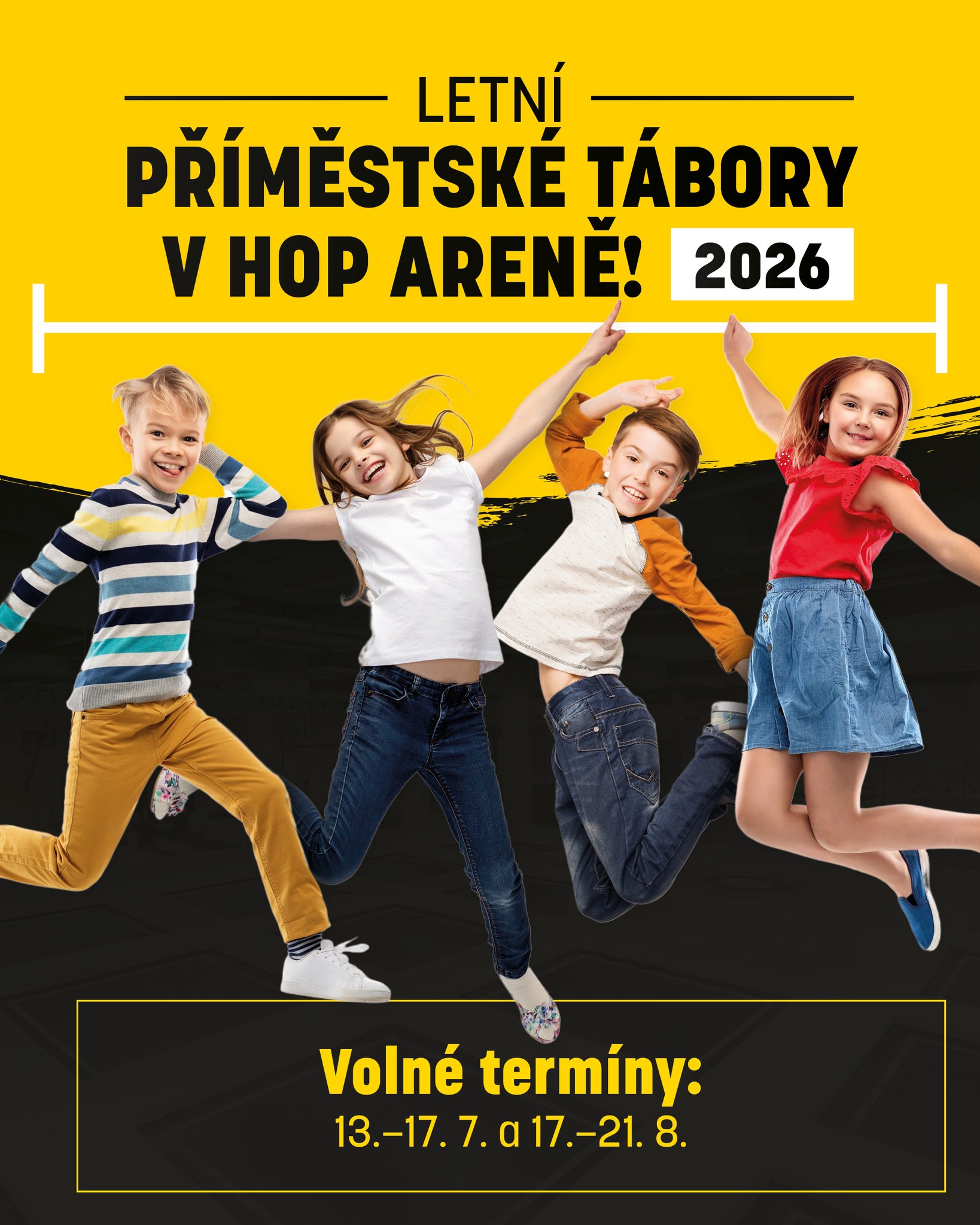 HOP ARENA Facebook ad: Příměstský tábor - hoparena