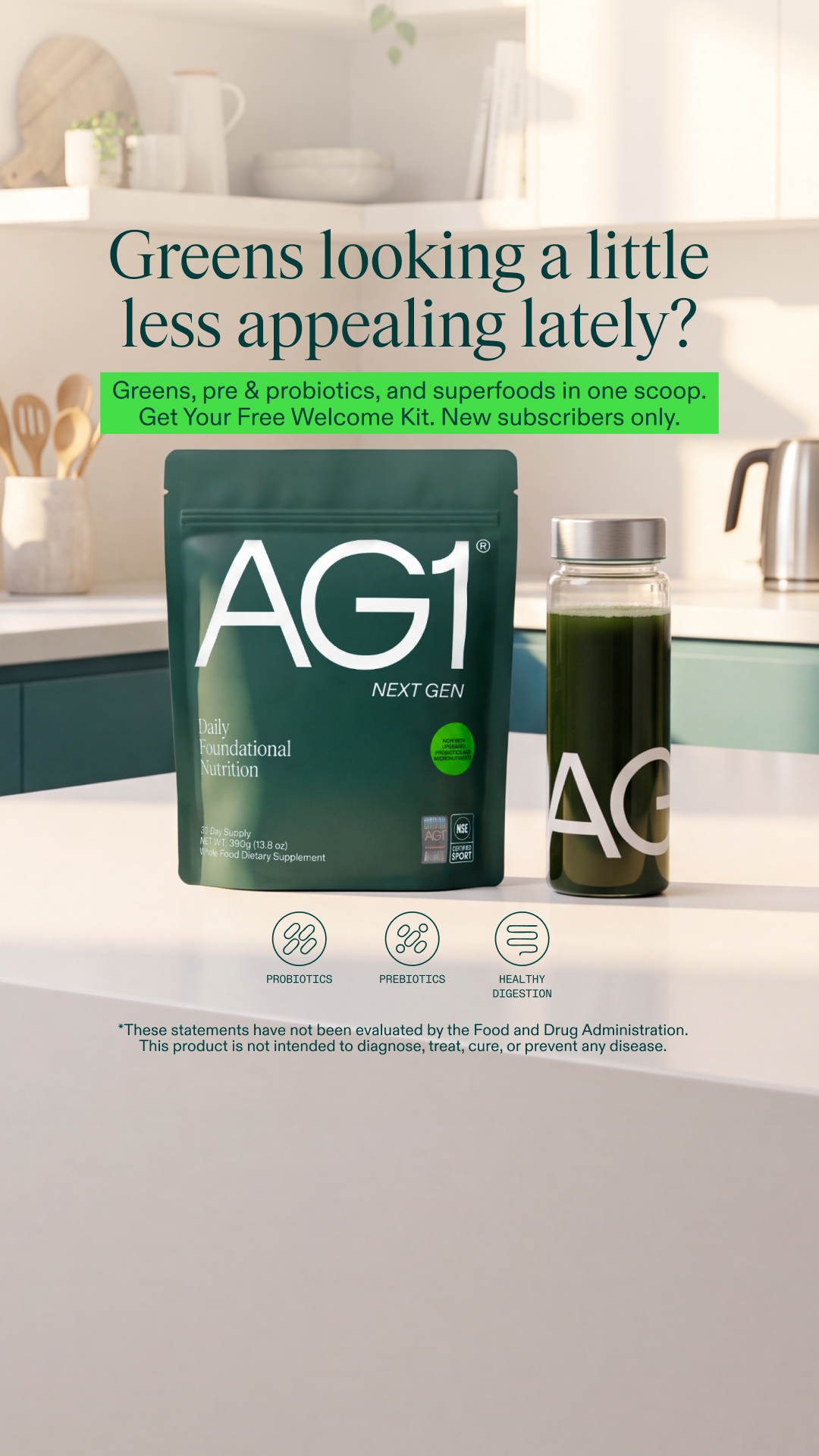 AG1 by Athletic Greens Facebook ad